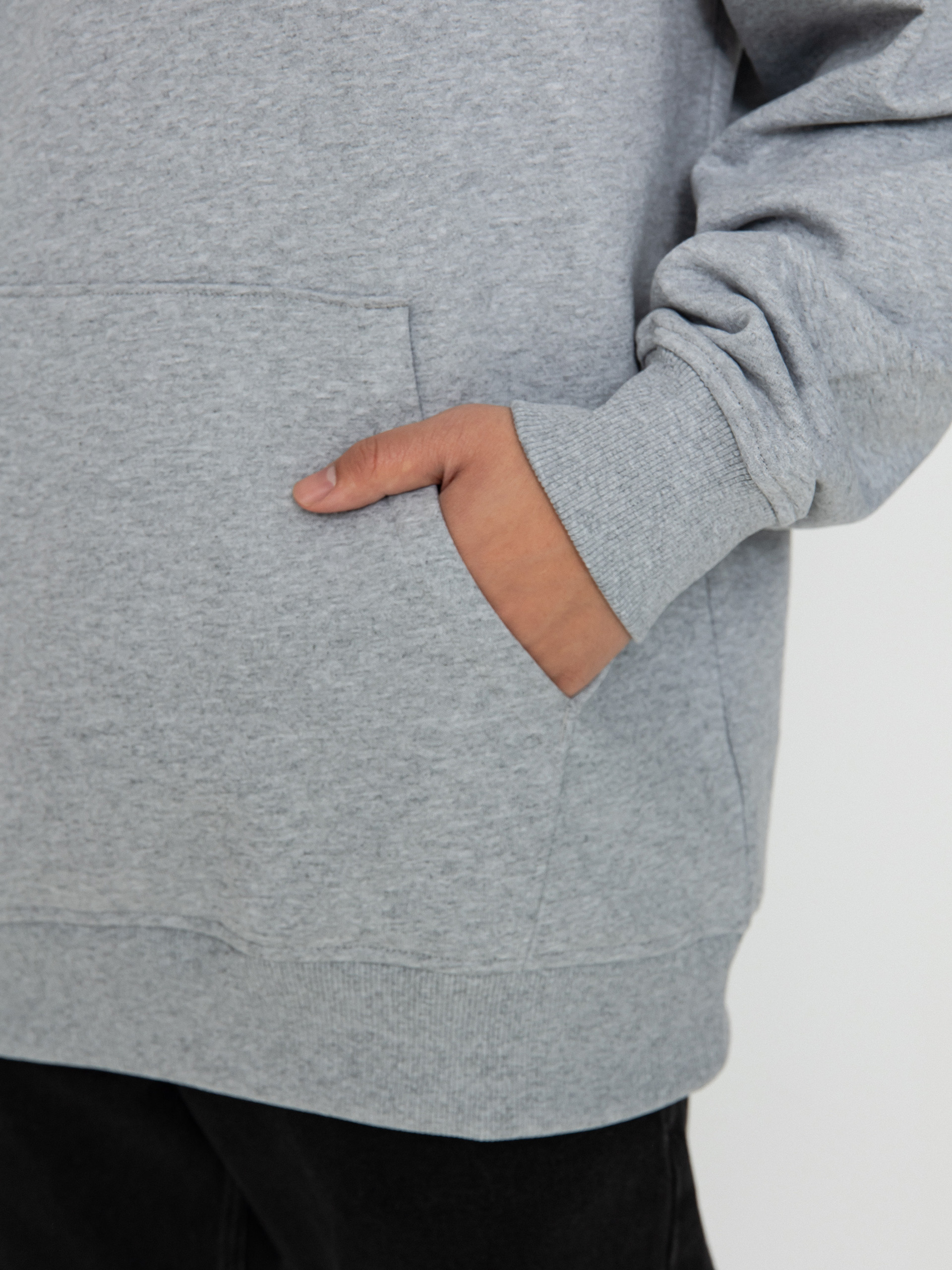 The North Face Essential HD Kapucnis pulóver (tnf light grey heather)