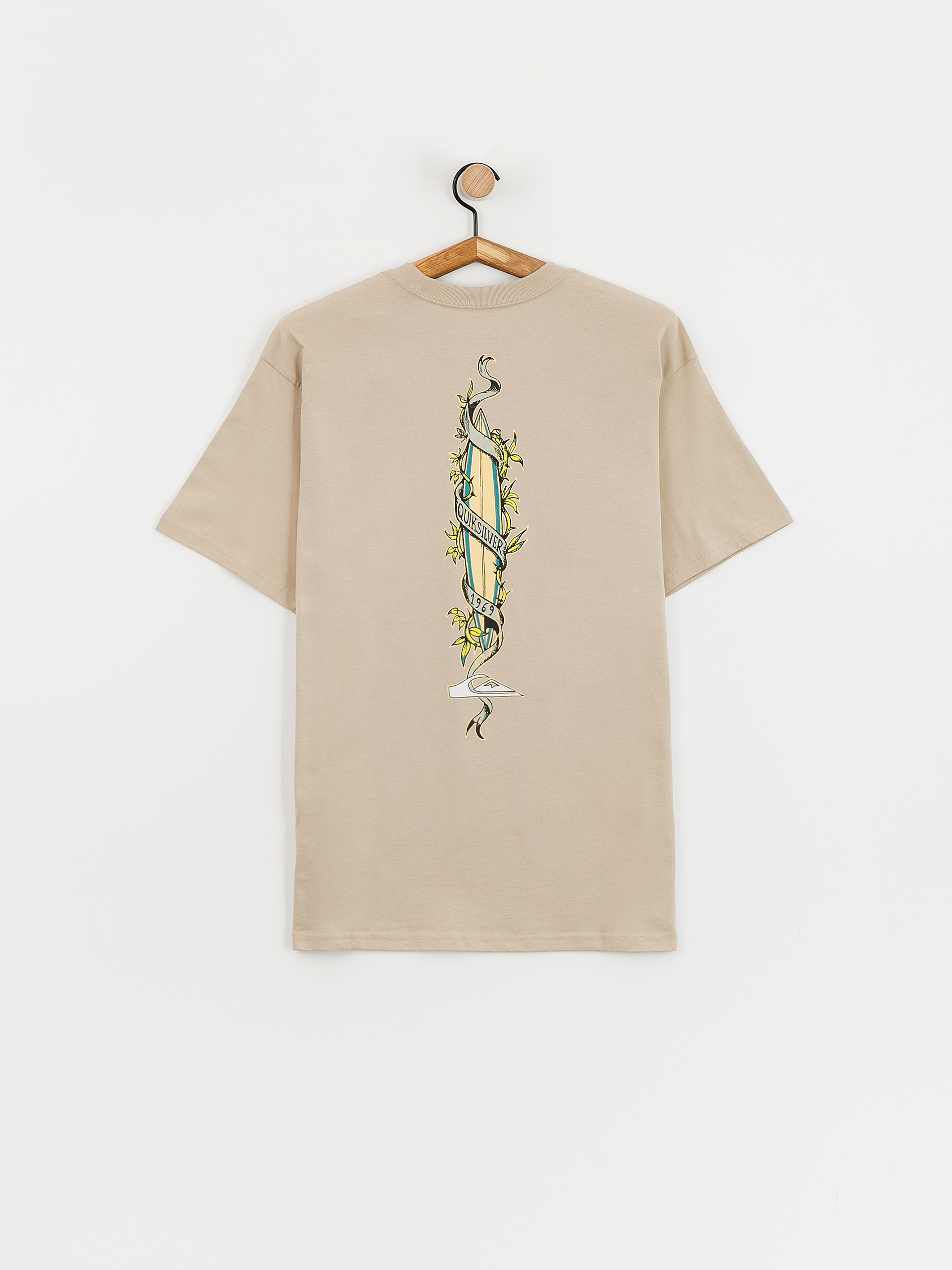 Quiksilver Step Up Mor Póló (plaza taupe)