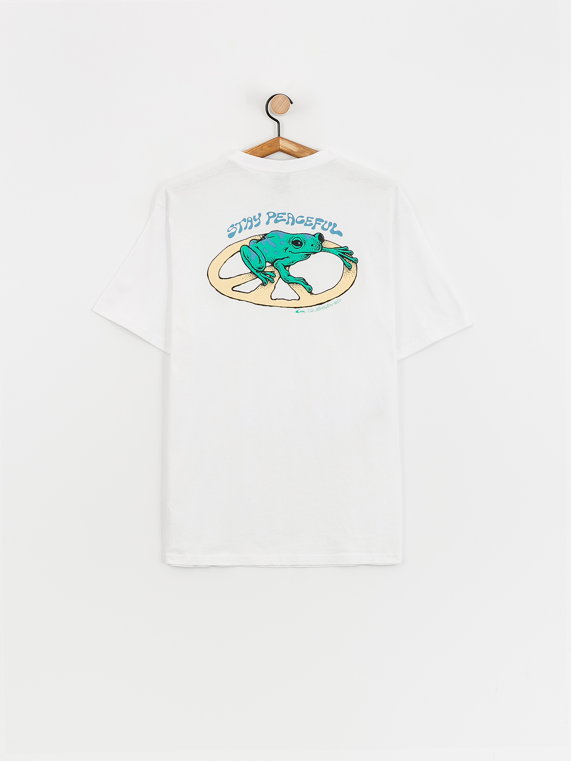 Quiksilver Stay Peaceful Moe Póló (white)
