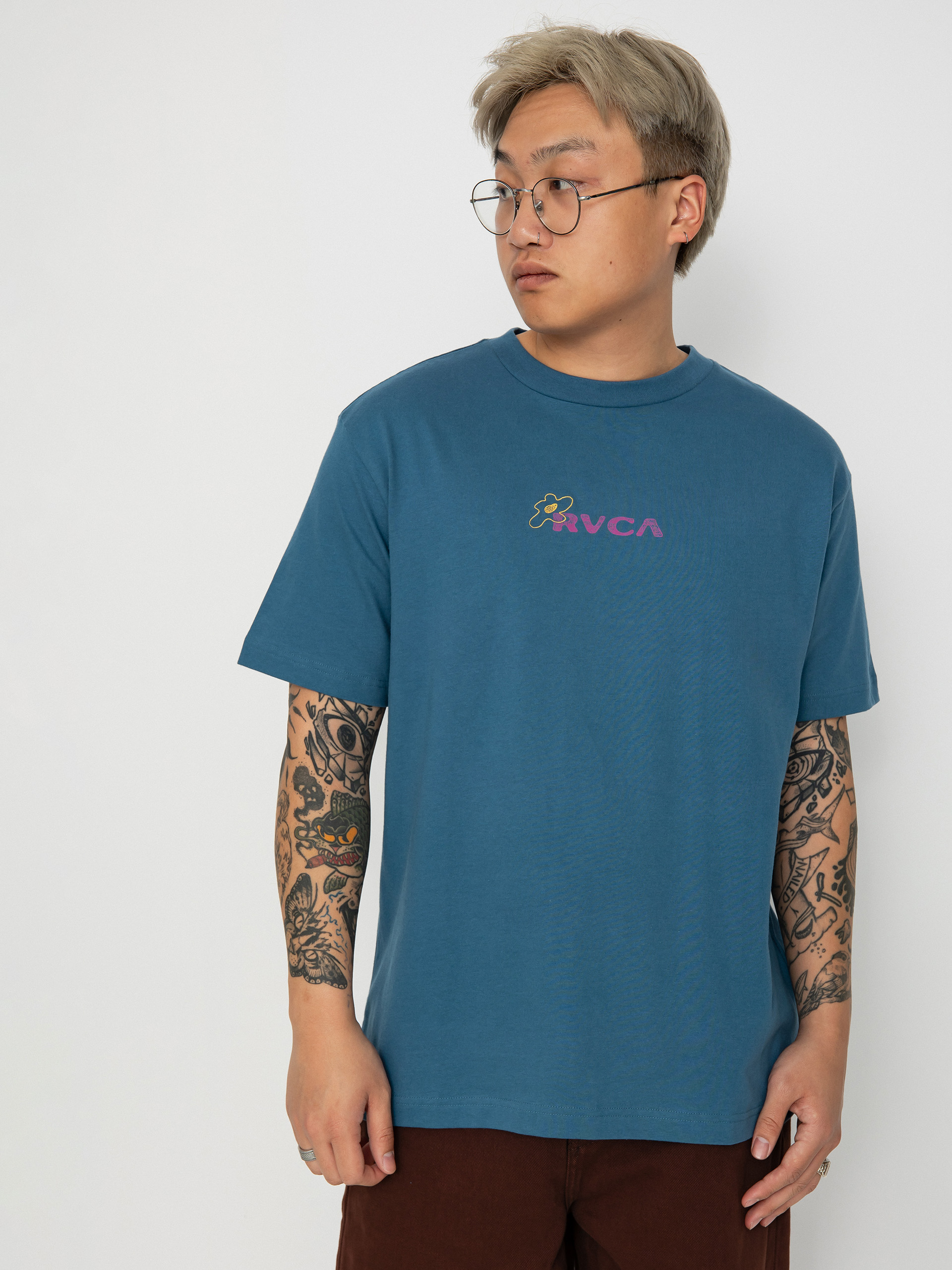 RVCA Atomic Jam Póló (cool blue)