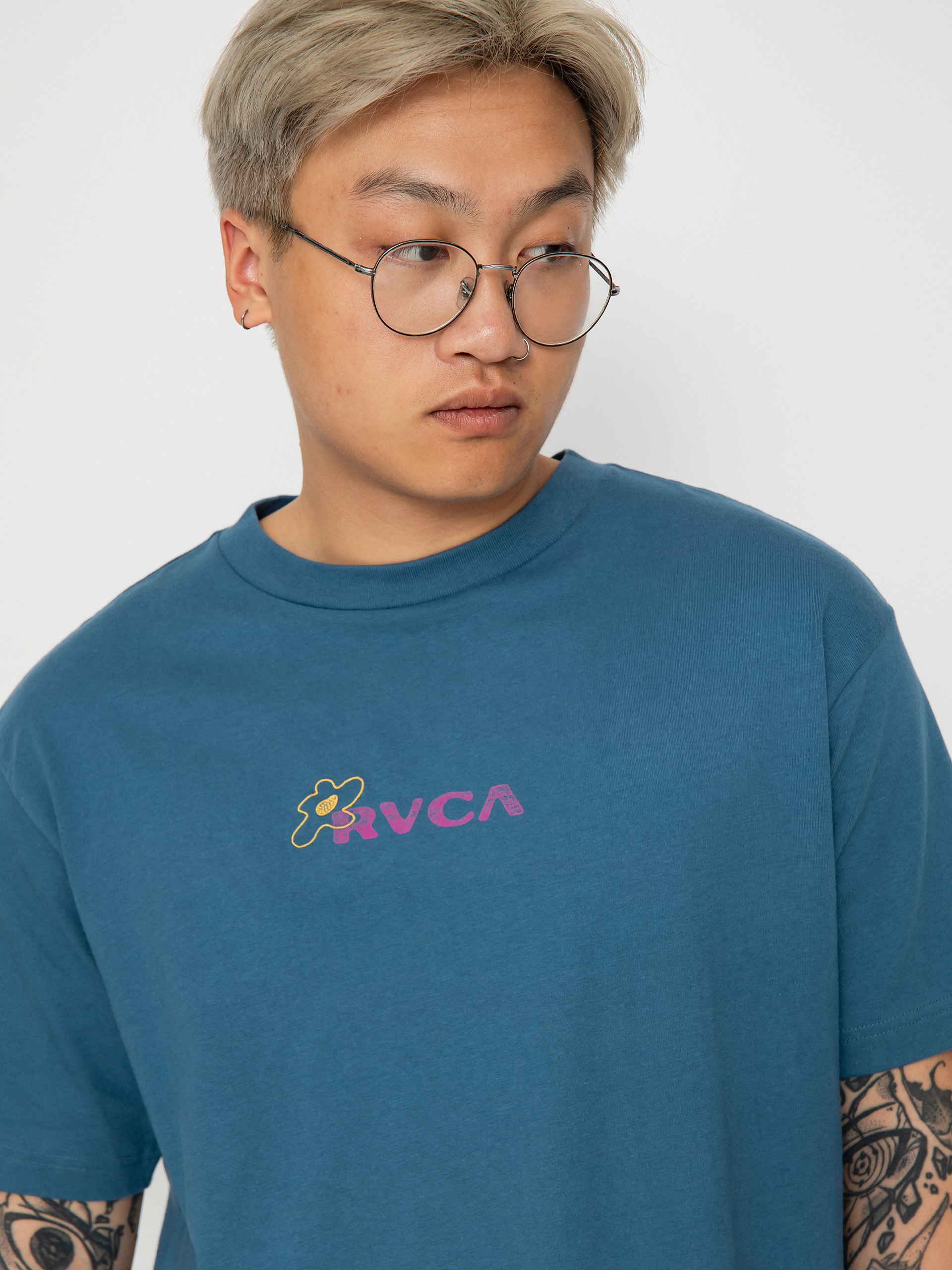 RVCA Atomic Jam Póló (cool blue)