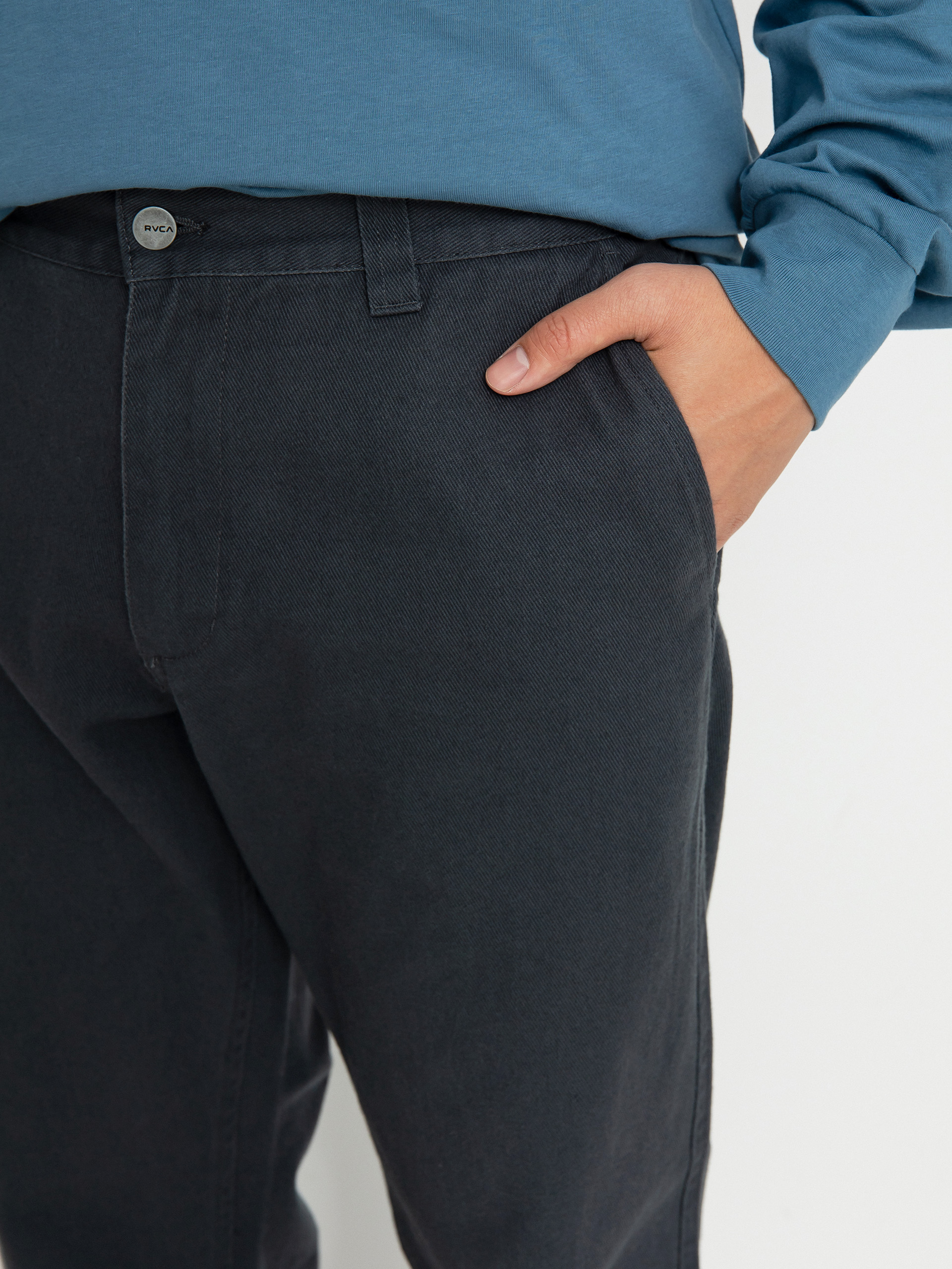 RVCA Americana Chino 2 Kisnadrág (garage blue)