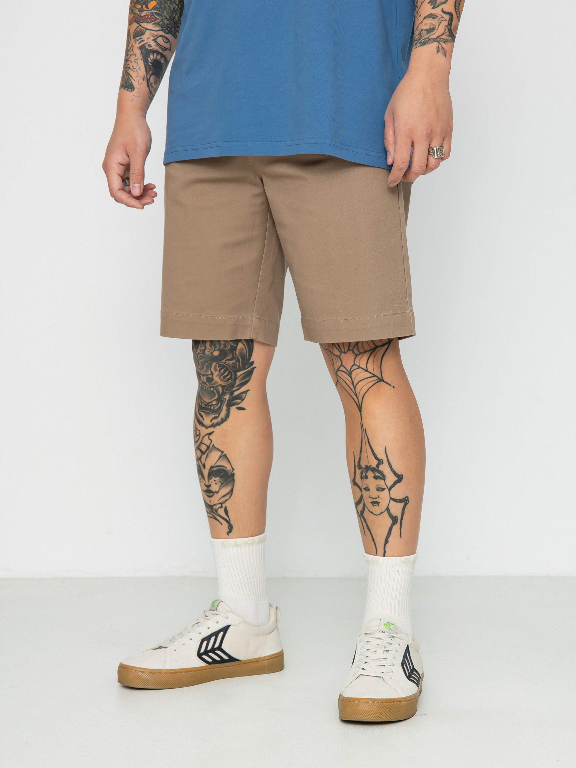 RVCA Weekend Stretch Rövidnadrág (dark khaki)