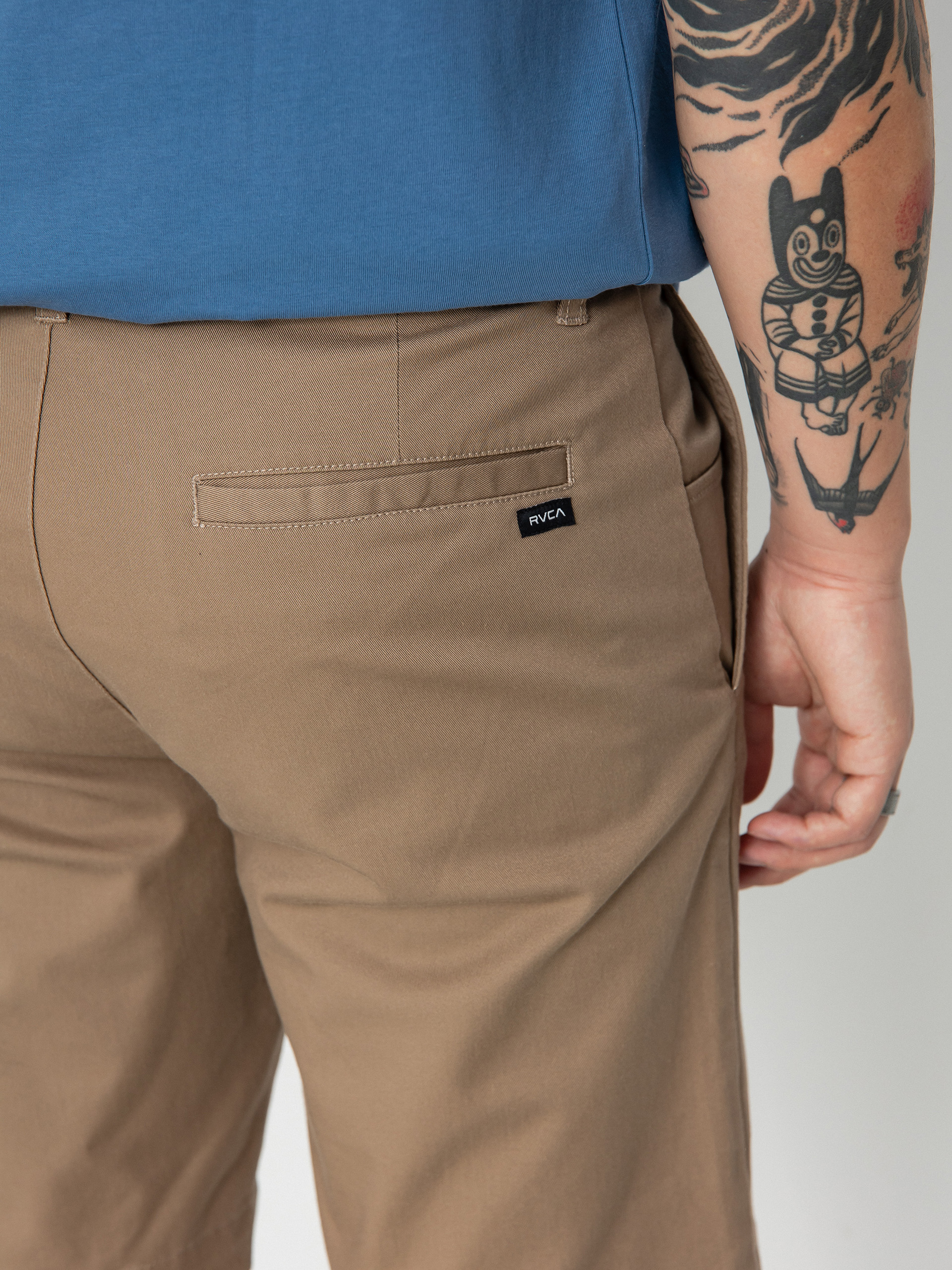 RVCA Weekend Stretch Rövidnadrág (dark khaki)