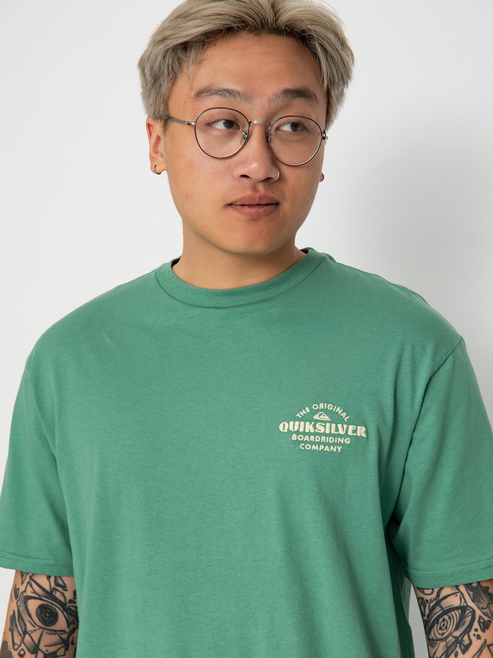 Quiksilver Tradesmith Póló (frosty spruce)