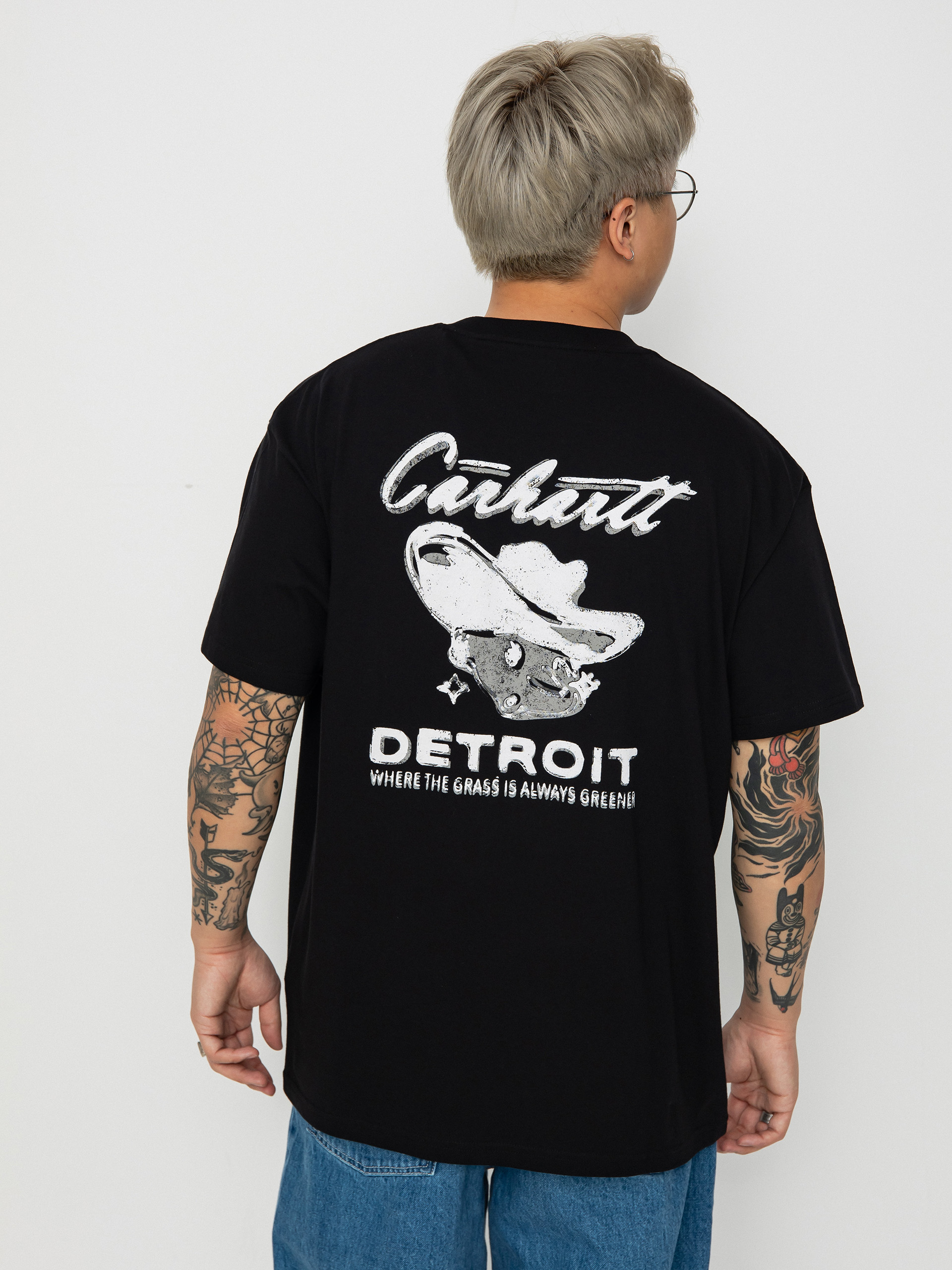 Póló Carhartt WIP Green Grass (black)