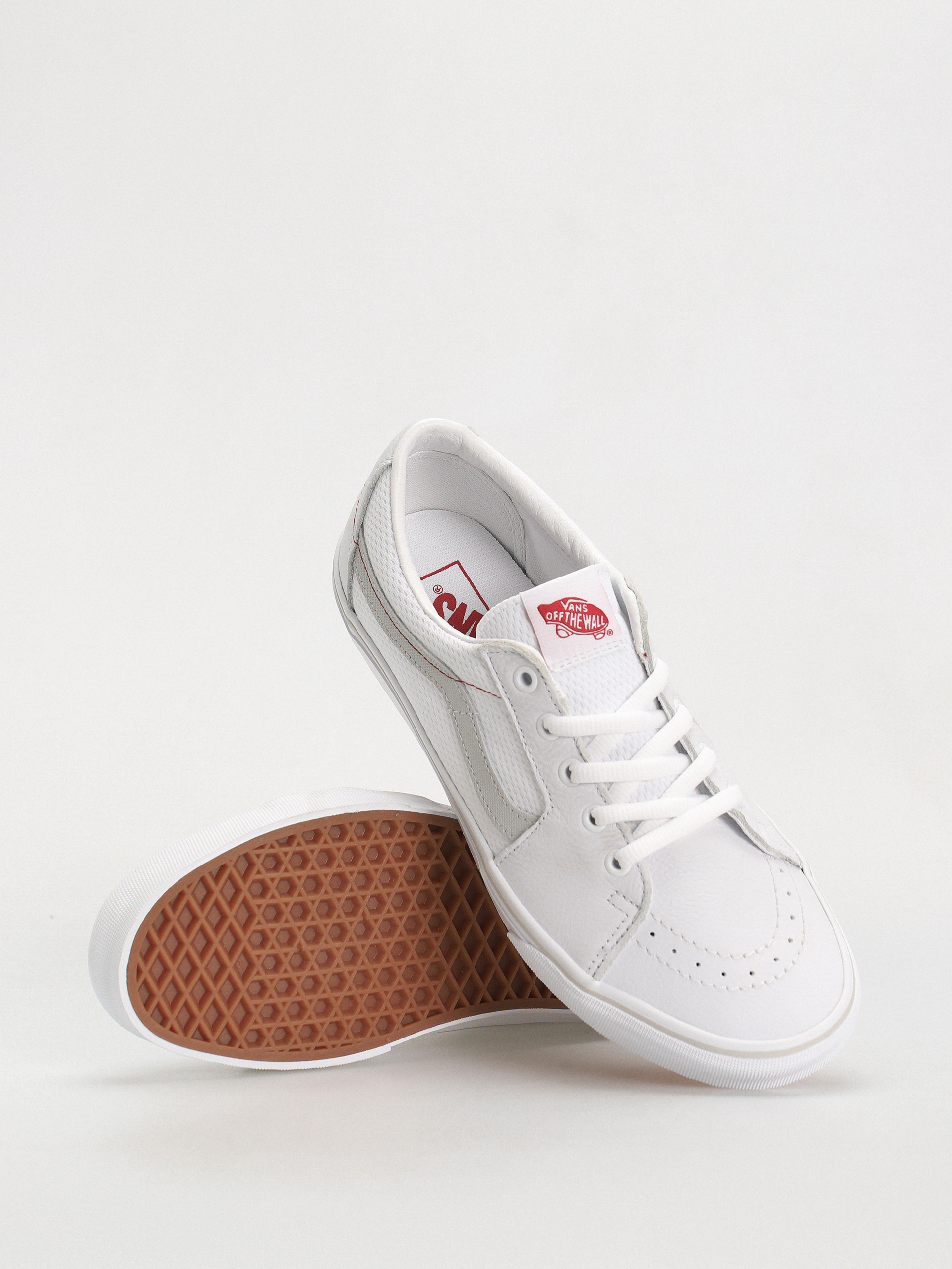 Vans Sk8 Low Cipők (retro skate white/red)