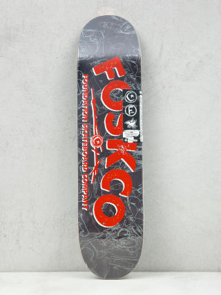 Foundation Fosko Gördeszka lap (black/red)