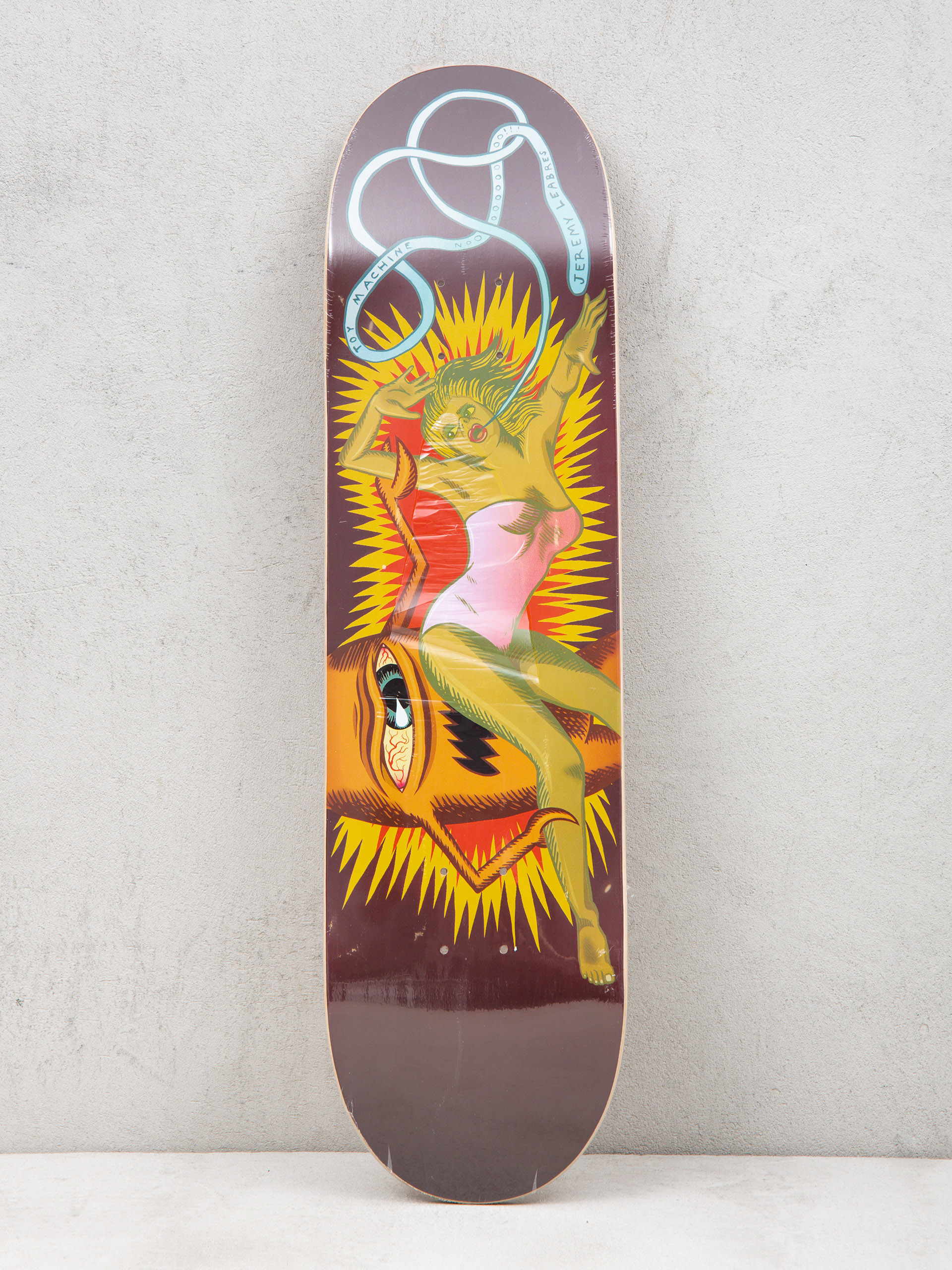 Toy Machine Leabres Sect Manace Gördeszka lap (dark brown)