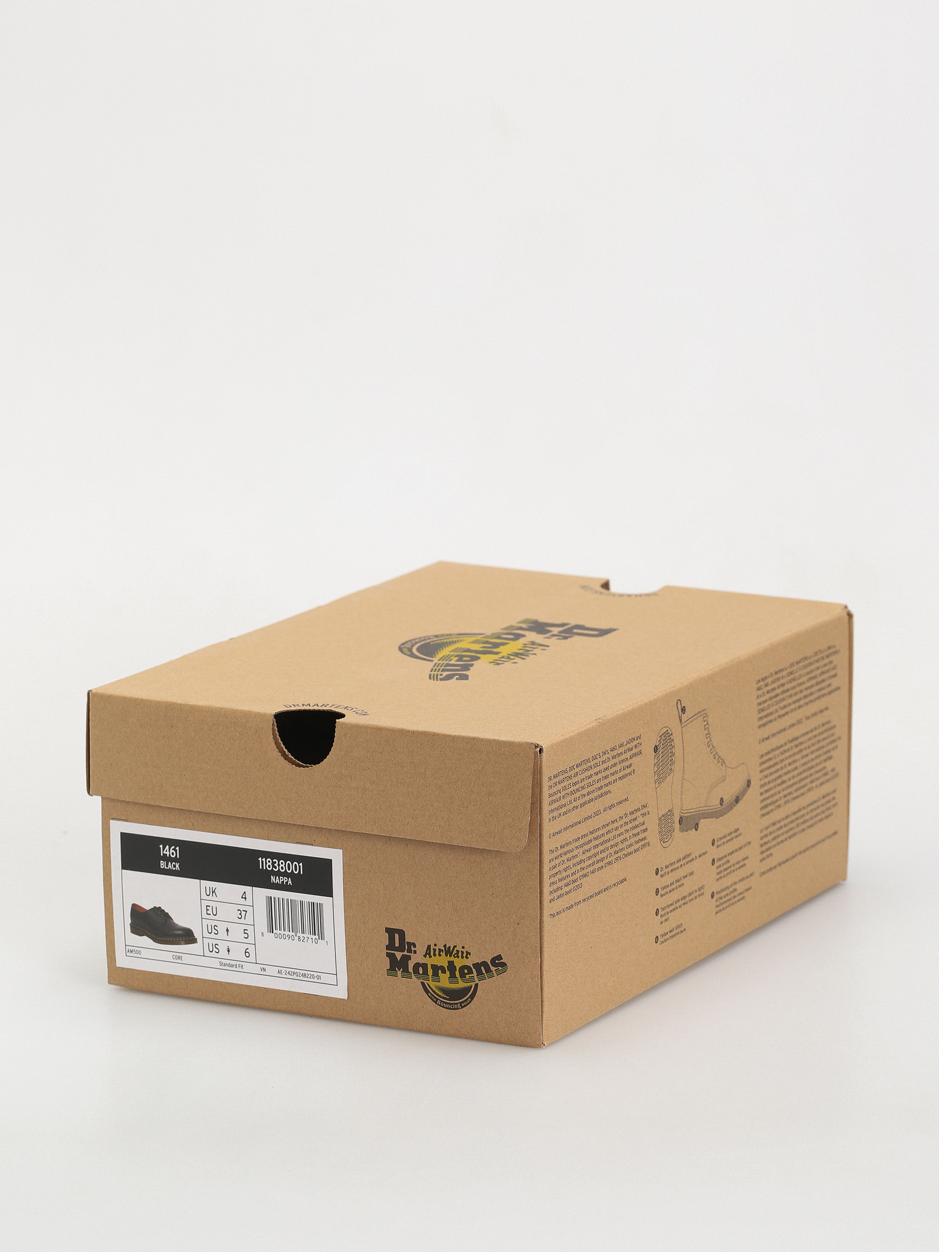 Dr. Martens 1461 Cipők (black nappa)