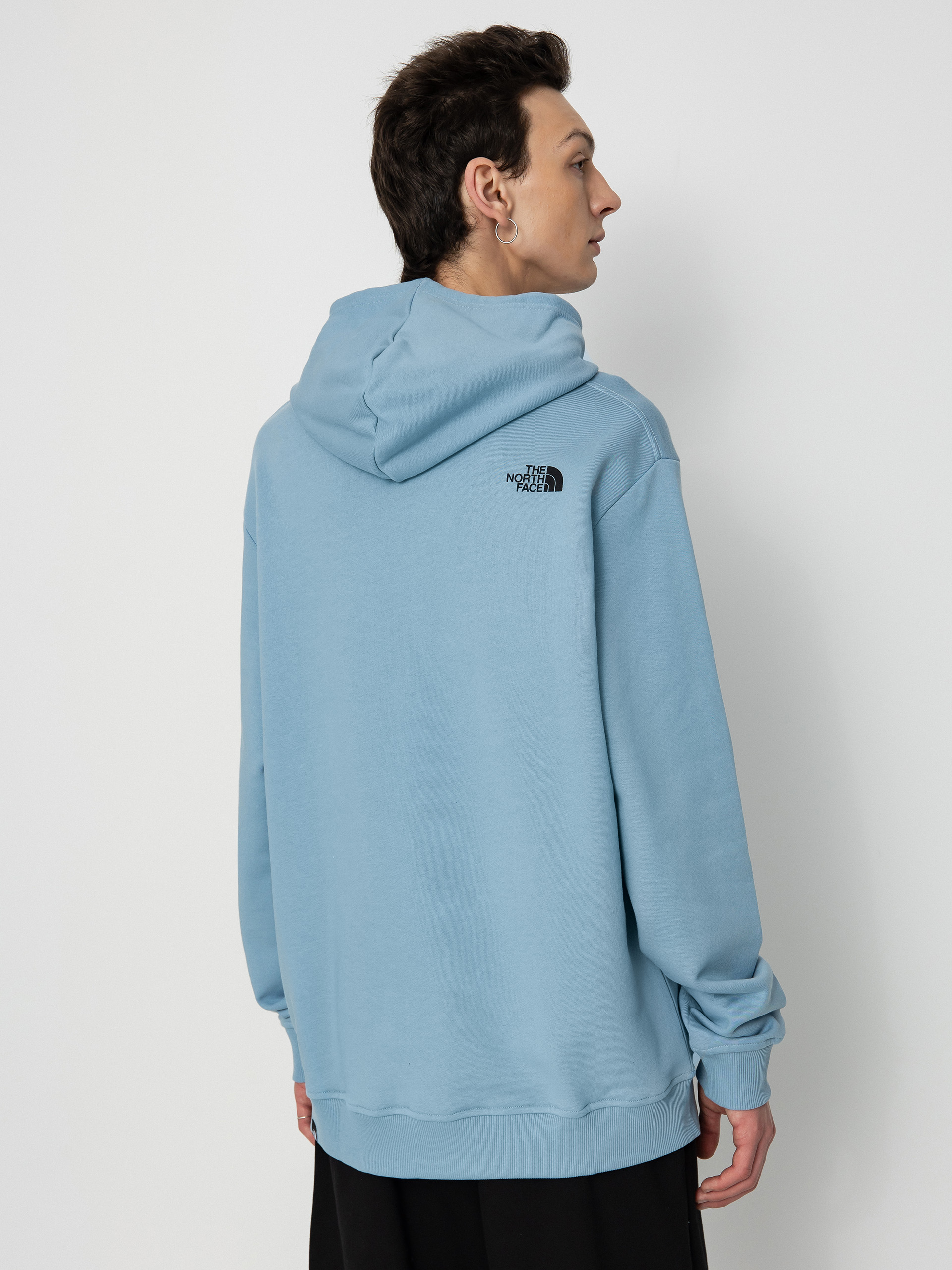 The North Face Fine HD Kapucnis pulóver (steel blue)