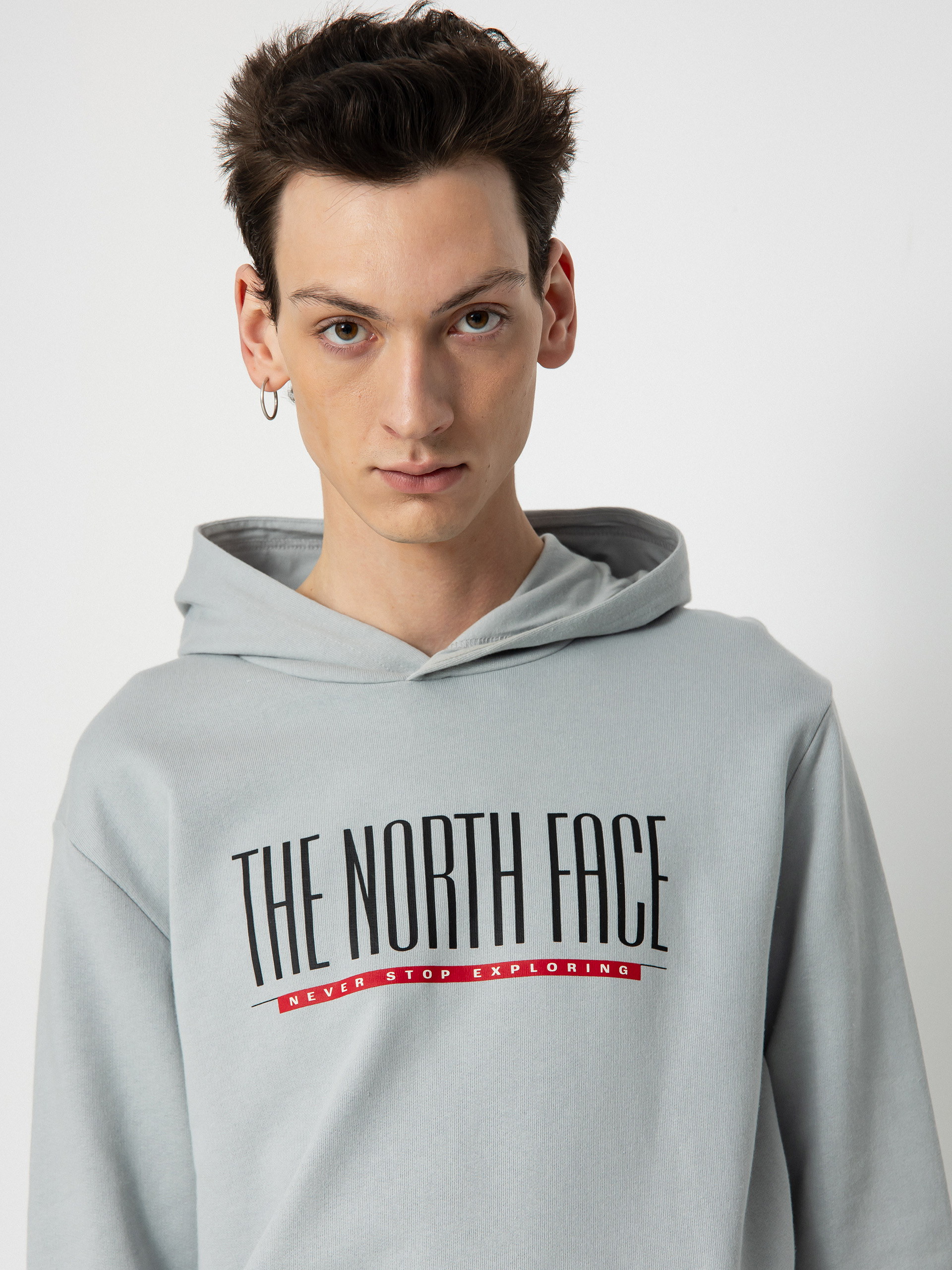 Kapucnis pulóver The North Face Tnf Est 1966 HD (high rise grey)