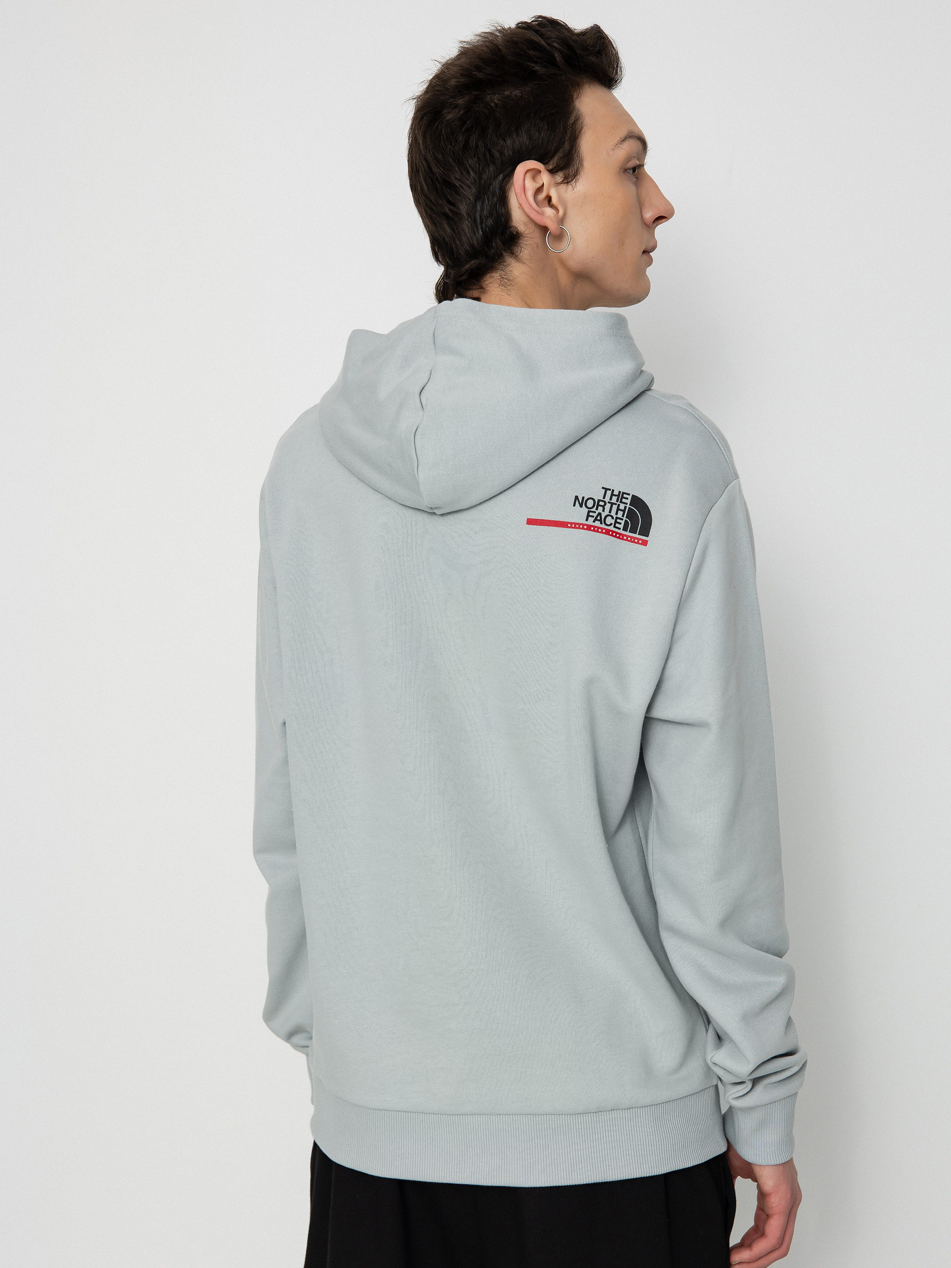 Kapucnis pulóver The North Face Tnf Est 1966 HD (high rise grey)
