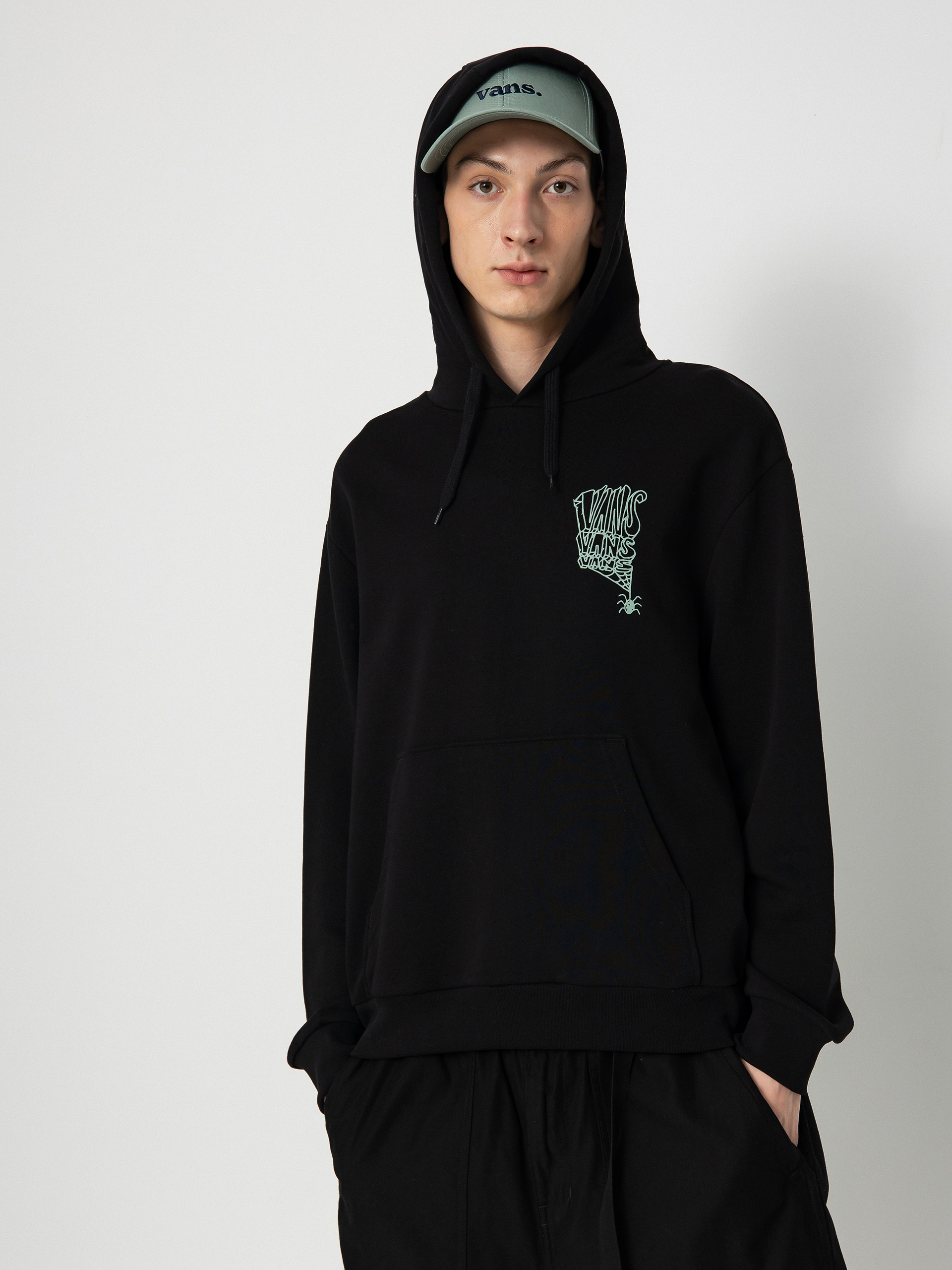 Vans Skool Doodle Ft Relaxed HD Kapucnis pulóver (black)