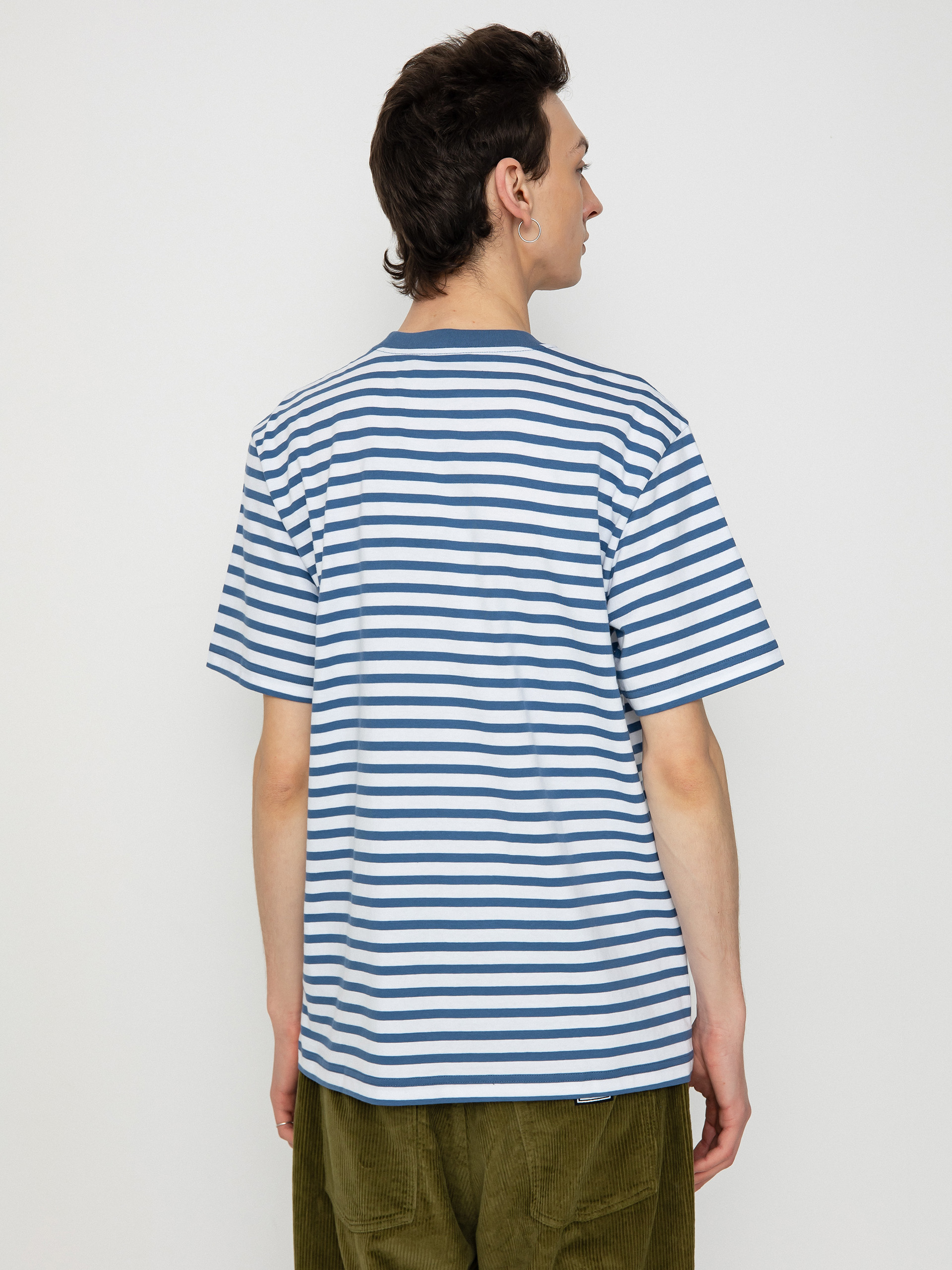 Póló Carhartt WIP Seidler Pocket (seidler stripe/sorrent/white)
