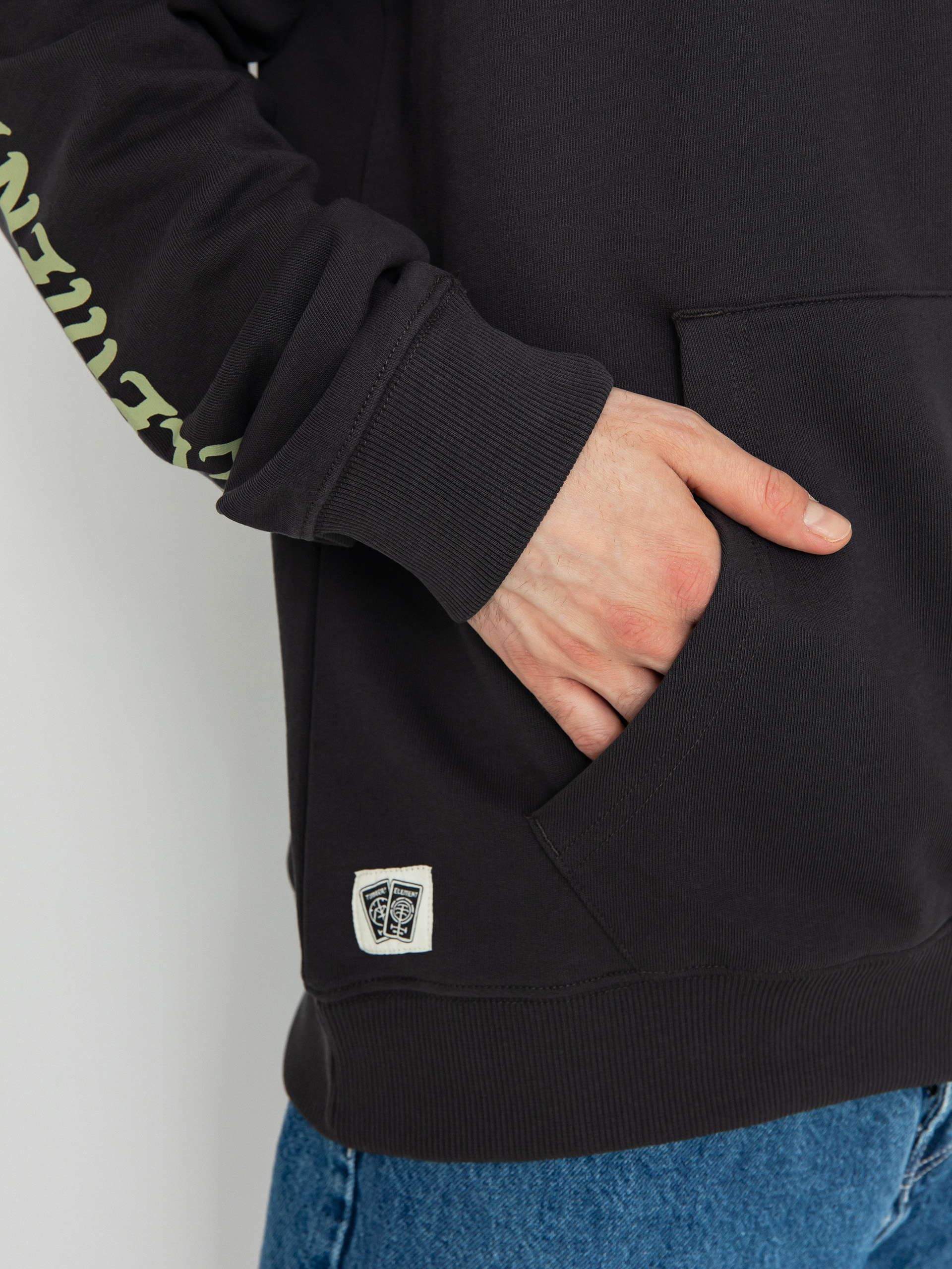 Element Timber Wisdom HD Kapucnis pulóver (off black)