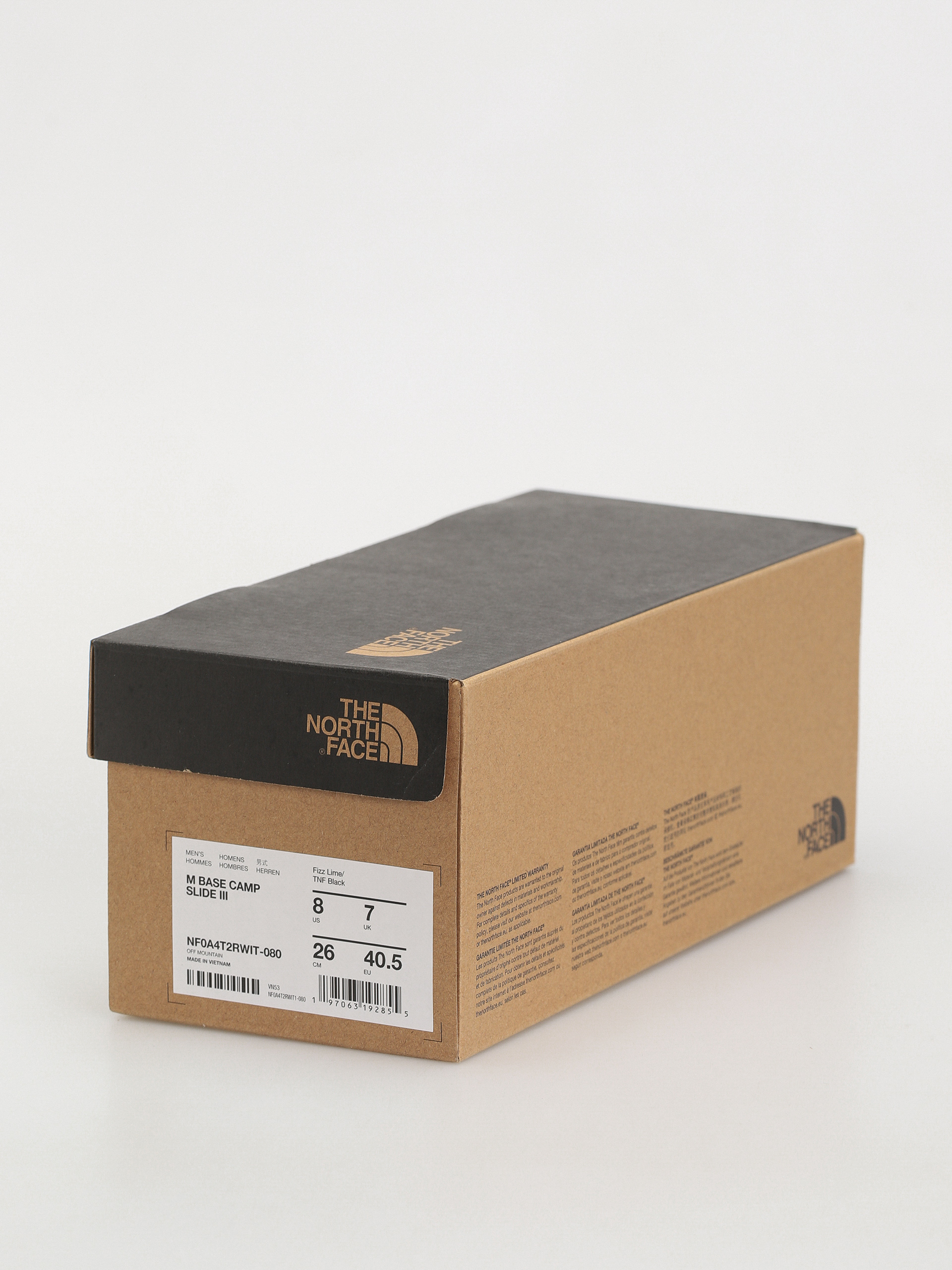 The North Face Base Camp III Flip-flop papucsok (fizz lime/tnf black)