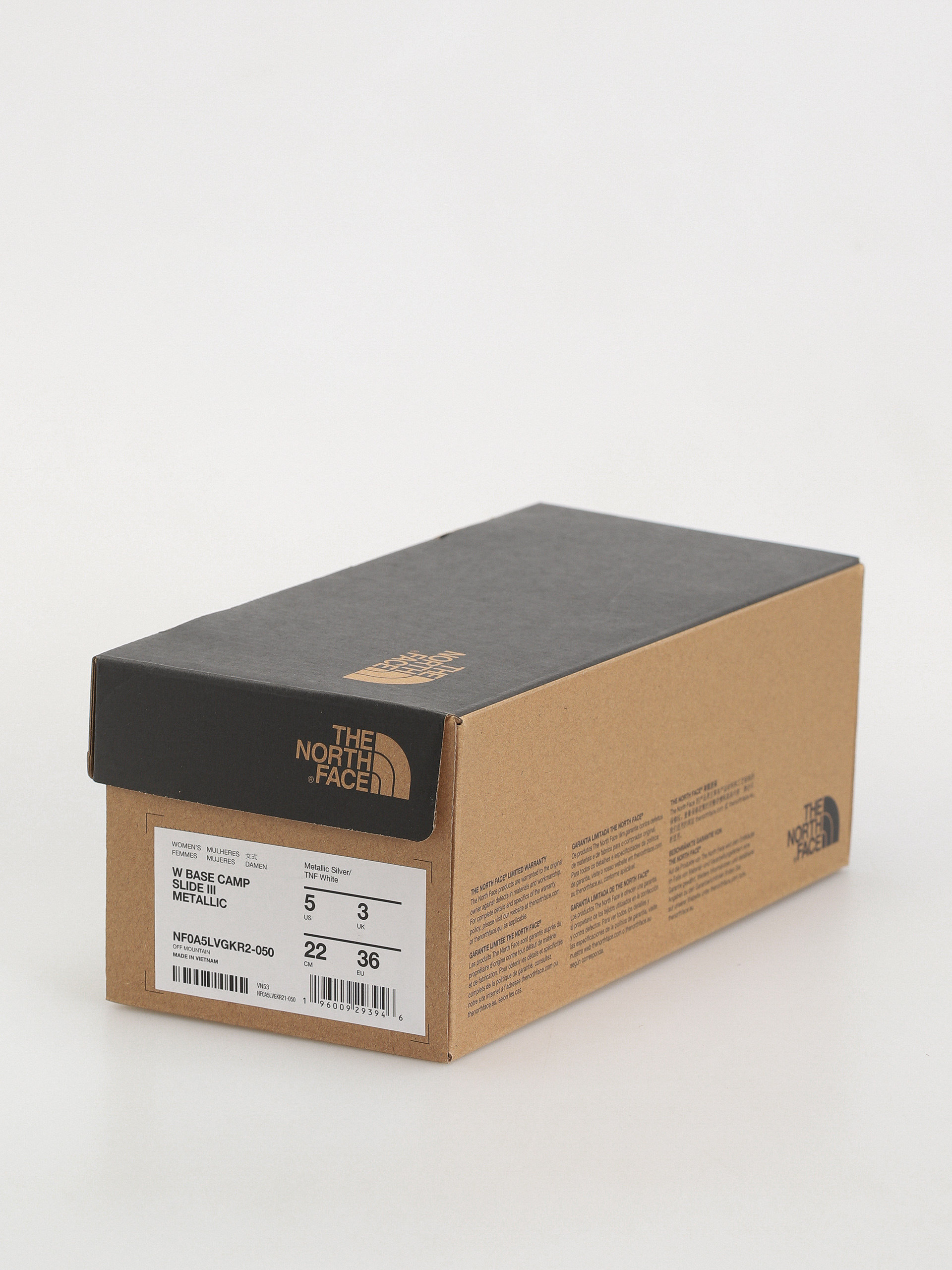 The North Face Base Camp III Metallic Wmn Flip-flop papucsok (metallic silver/tnf white)