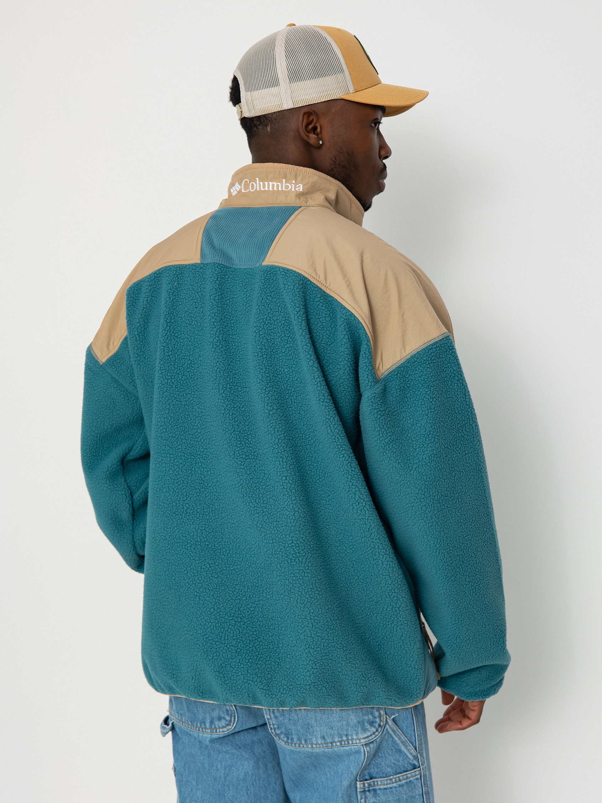 Férfi Columbia Riptide Polár pulóver (cloudburst/canoe/salmon rose)