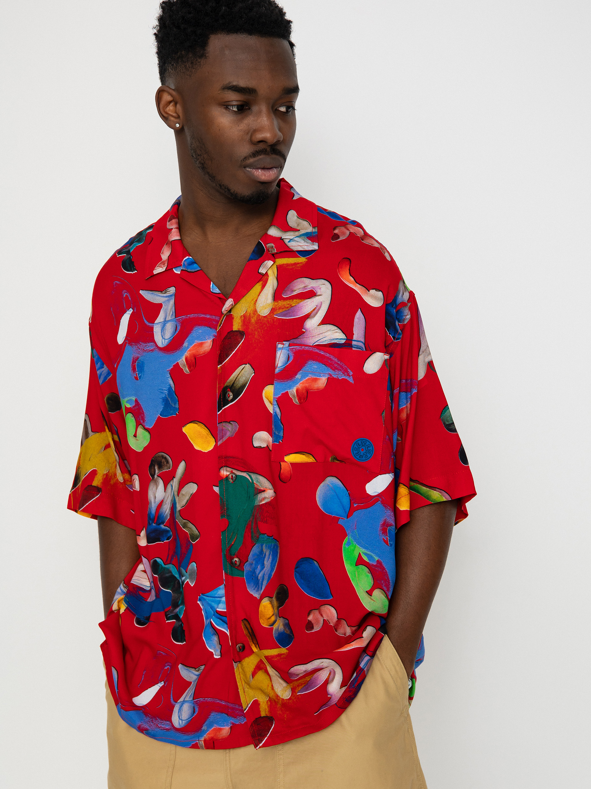 Element Resort Blochold Shirt Ing (red)