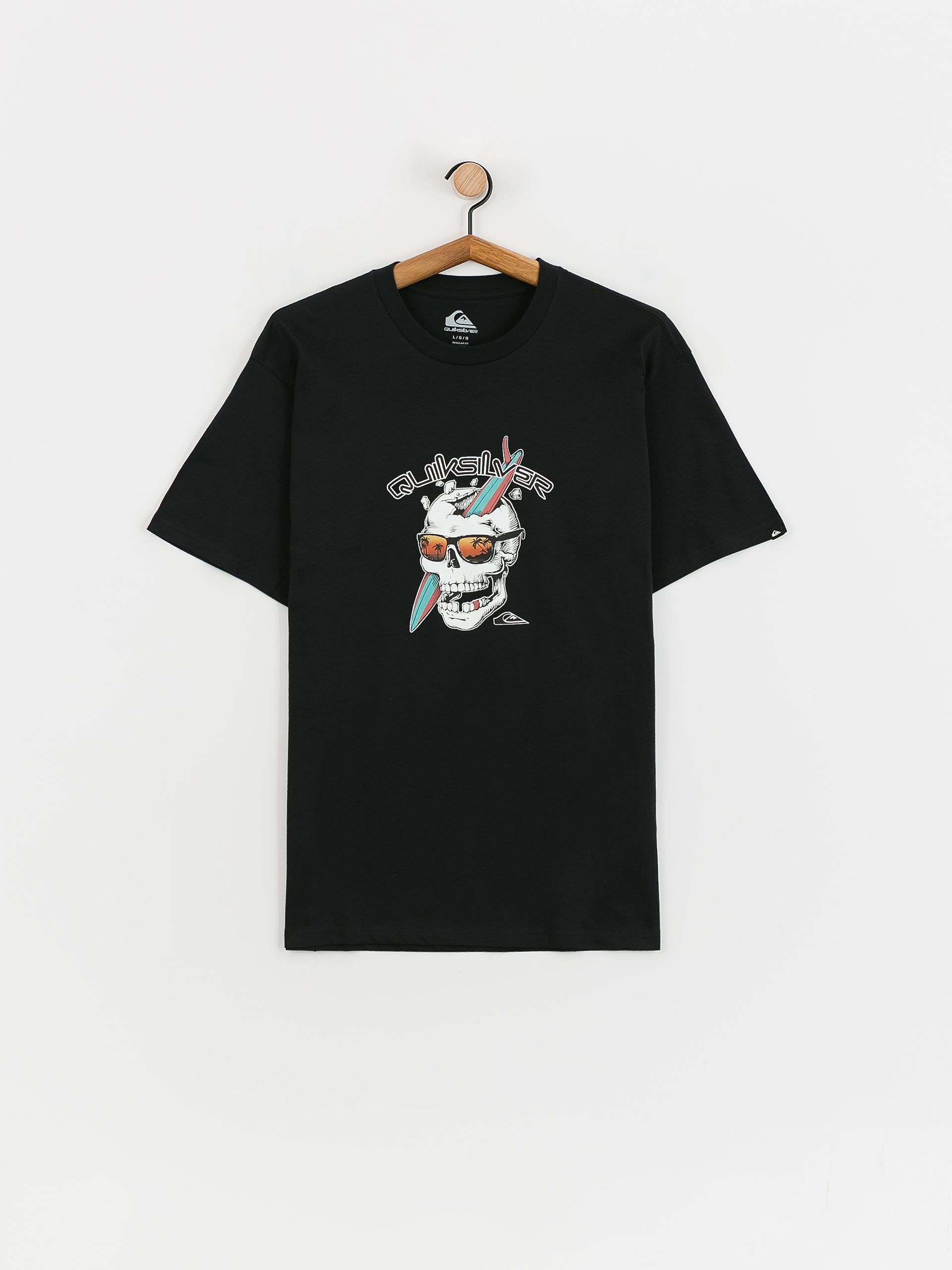 Quiksilver One Last Surf Póló (black)