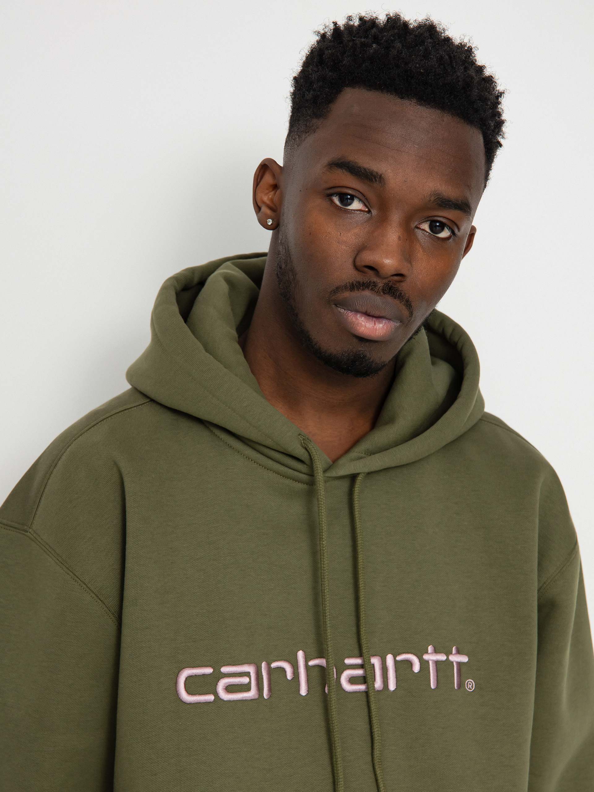 Kapucnis pulóver Carhartt WIP Carhartt HD (dundee/glassy pink)