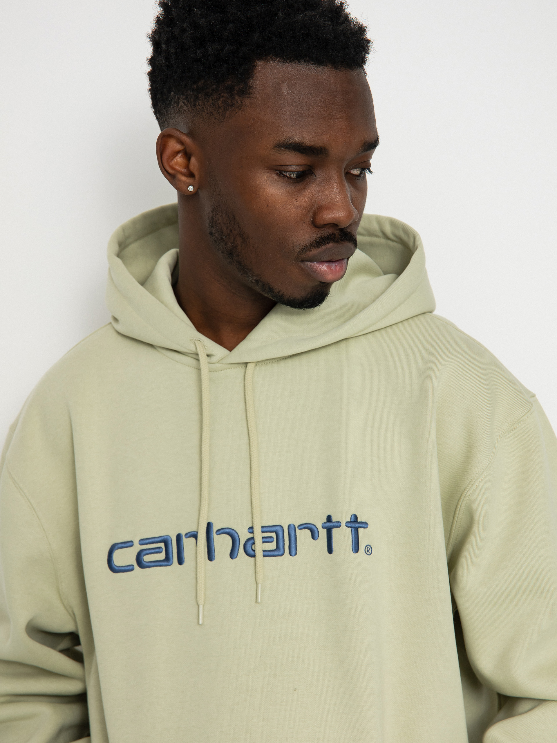 Kapucnis pulóver Carhartt WIP Carhartt HD (beryl/sorrent)