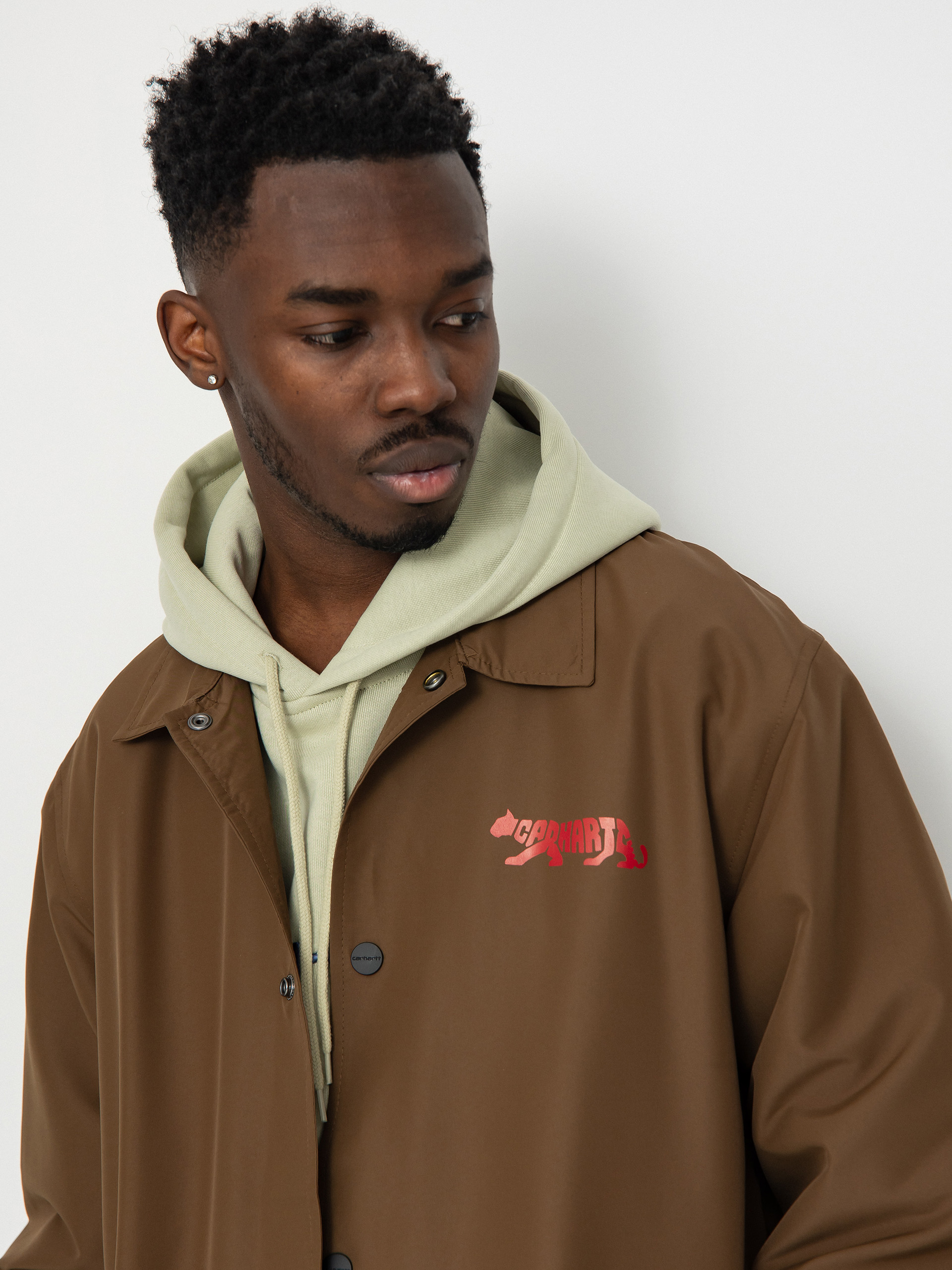 Dzseki Carhartt WIP Rocky Coach (lumber/samba/black)