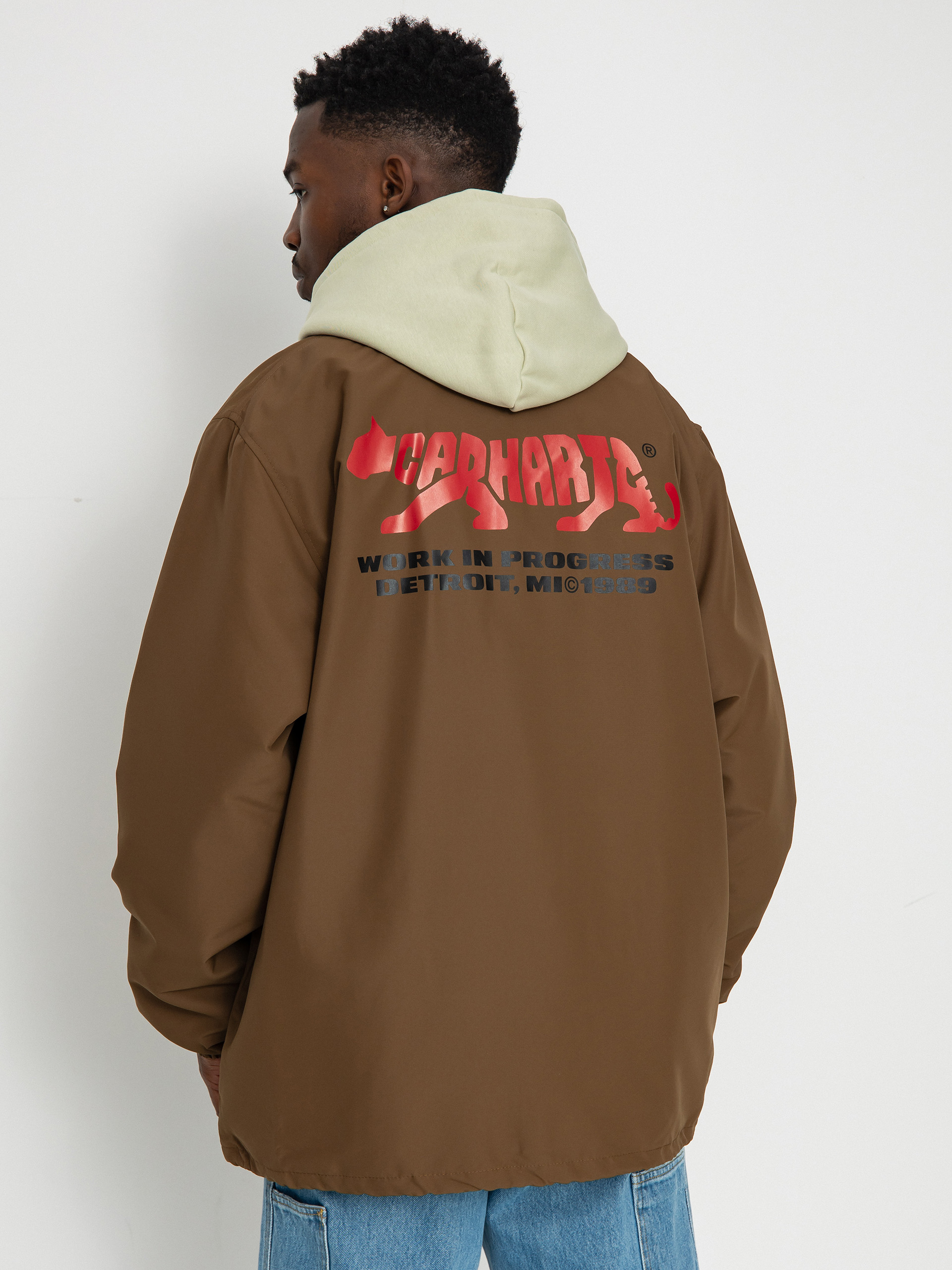 Dzseki Carhartt WIP Rocky Coach (lumber/samba/black)