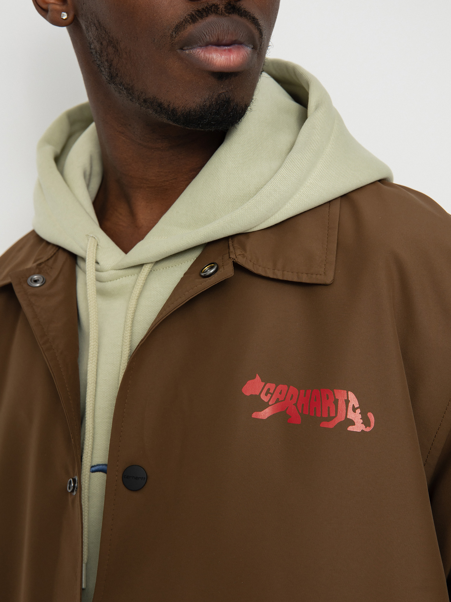 Dzseki Carhartt WIP Rocky Coach (lumber/samba/black)