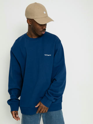 Carhartt WIP Script Embroidery Pulóver (elder/white)