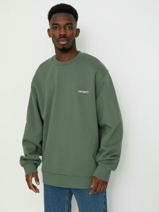 Carhartt WIP Script Embroidery Pulóver (park/white)