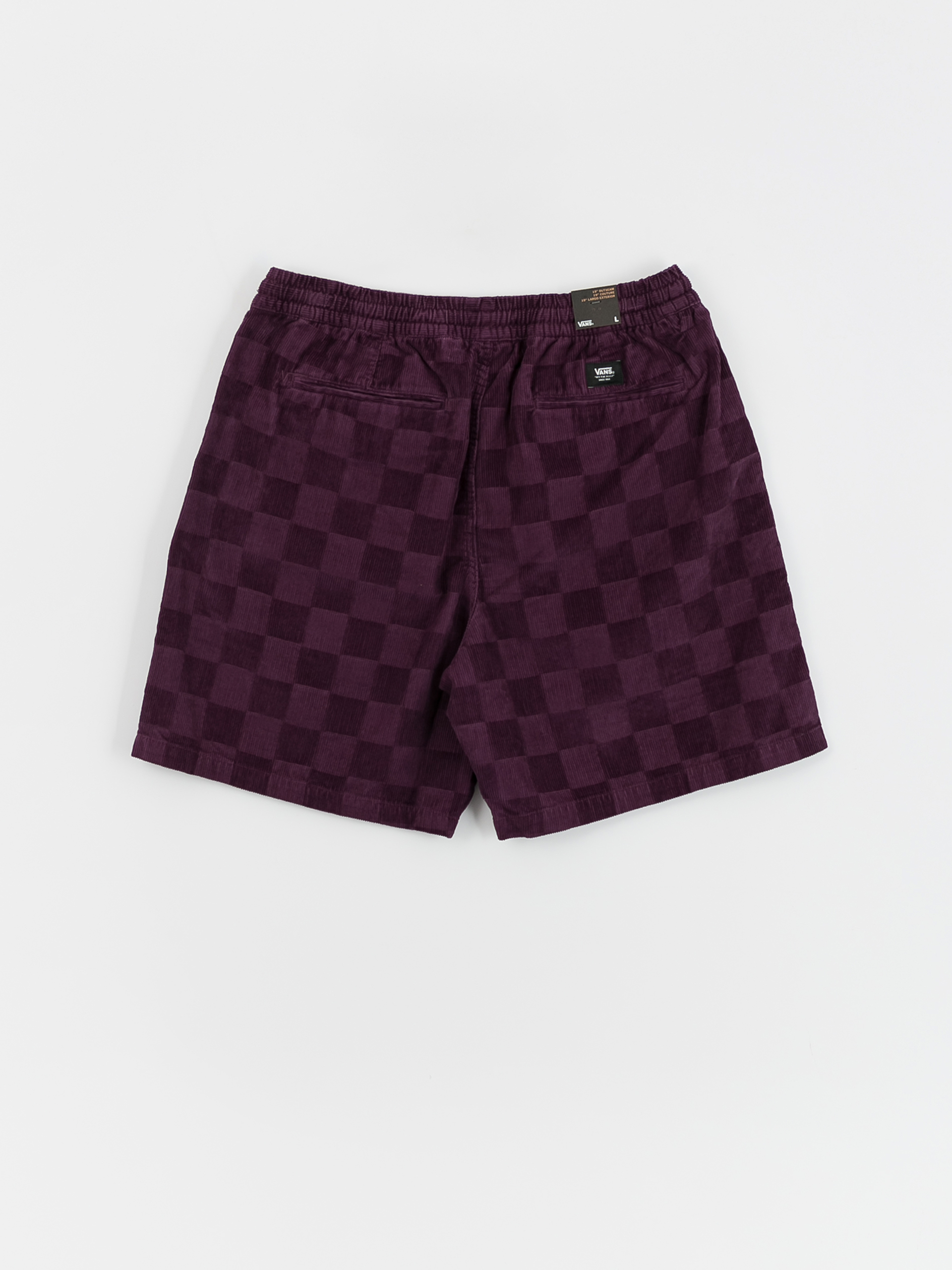 Vans Range Checkbrd Cord Loose Rövidnadrág (blackberry wine)