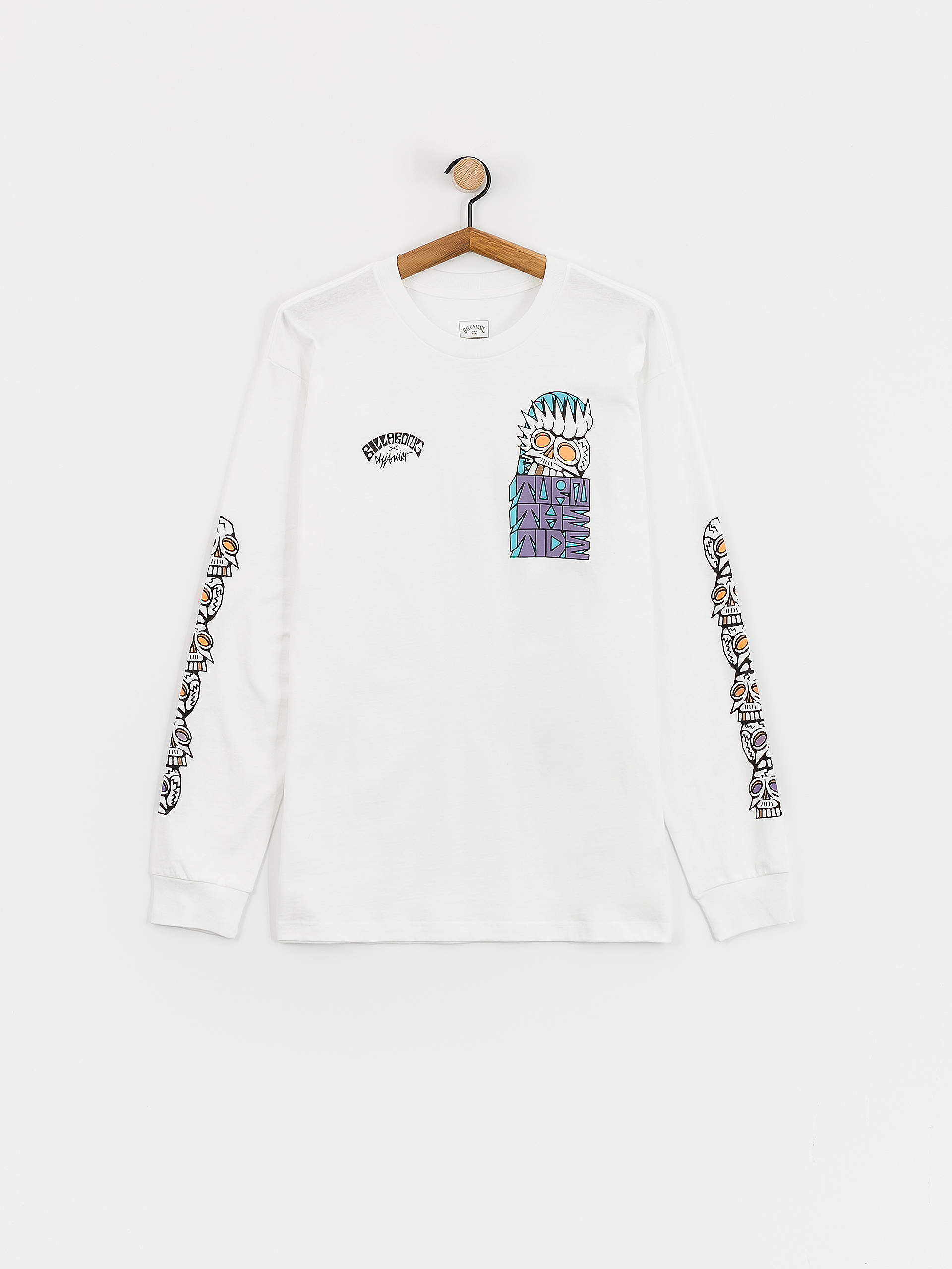Billabong Skulls Og Hosszú ujjú felső (white)