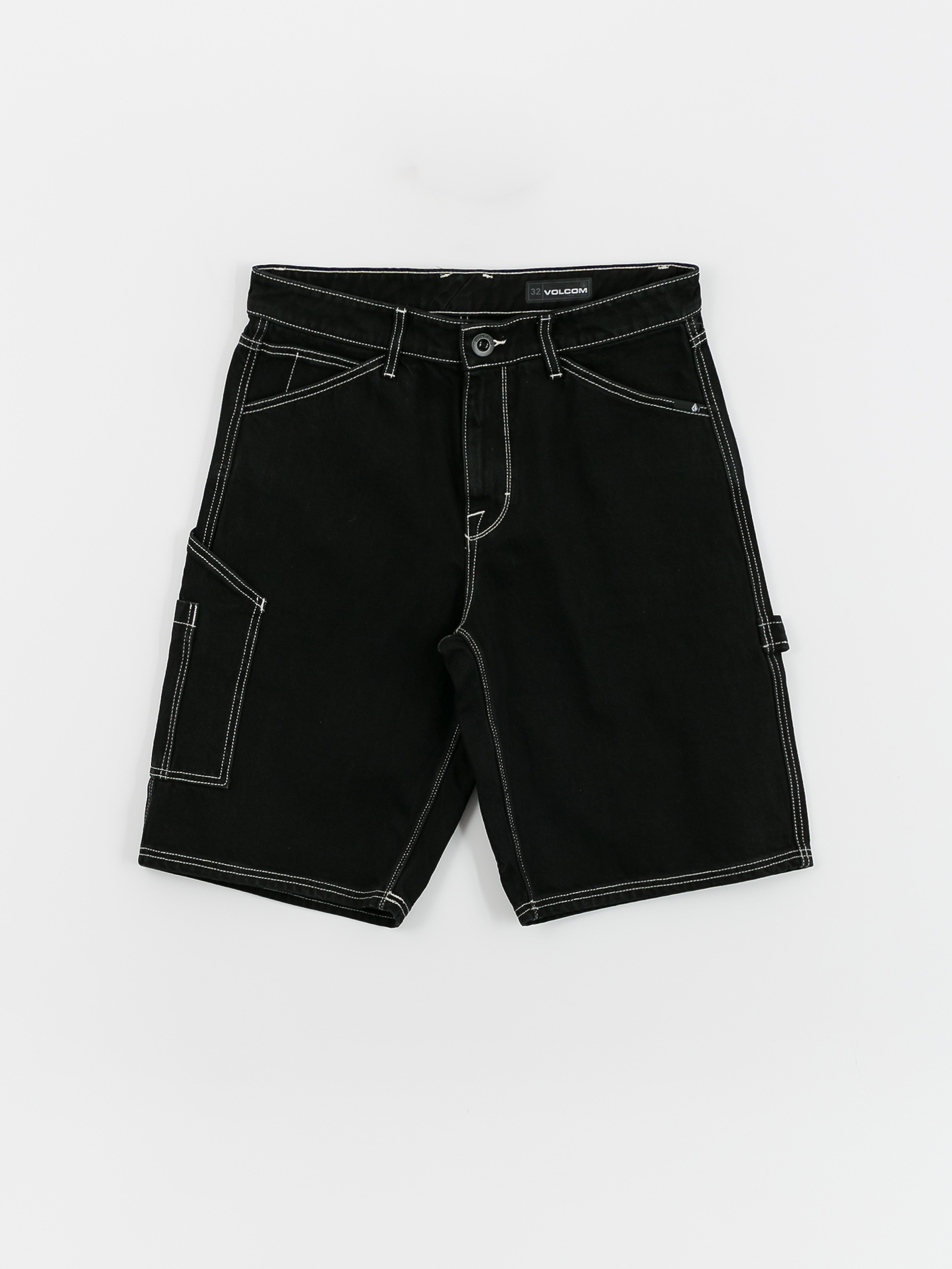 Volcom Labored Denim Utility Rövidnadrág (black)