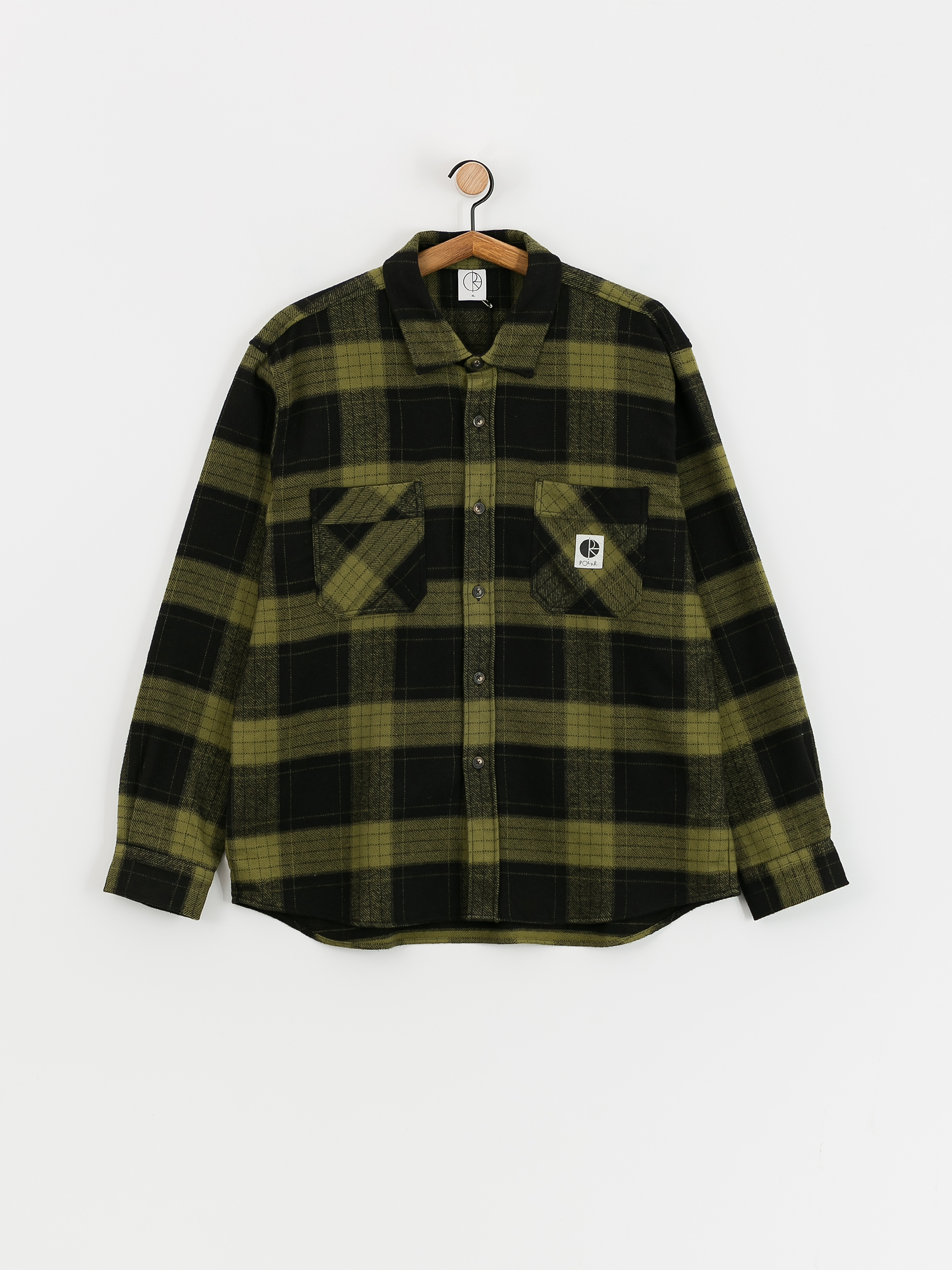 Ing Polar Skate Mike Flannel (black/army green)