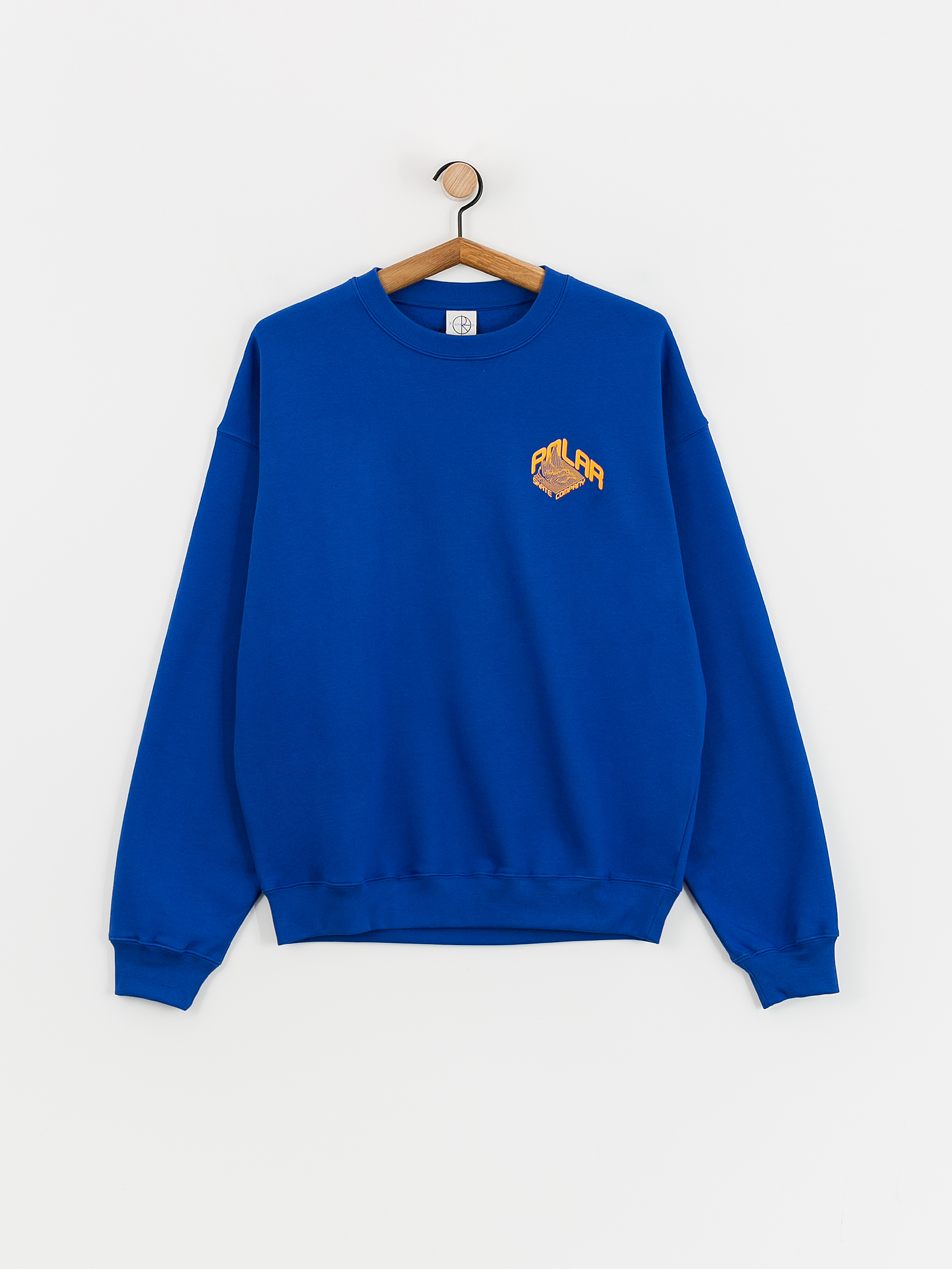 Pulóver Polar Skate Dave Crewneck Graph (egyptian blue)