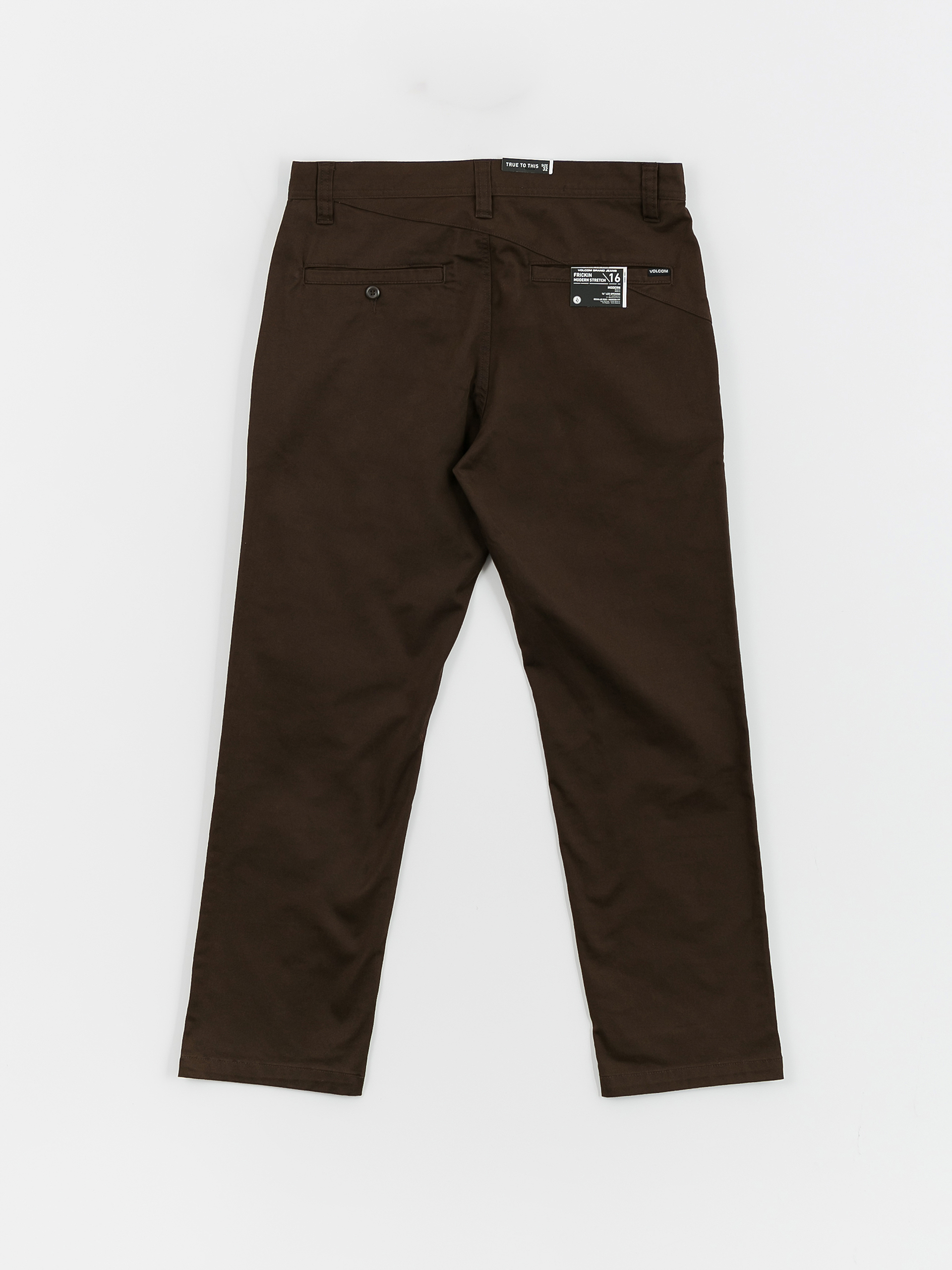 Kisnadrág Volcom Frickin Modern Stret (dark brown)
