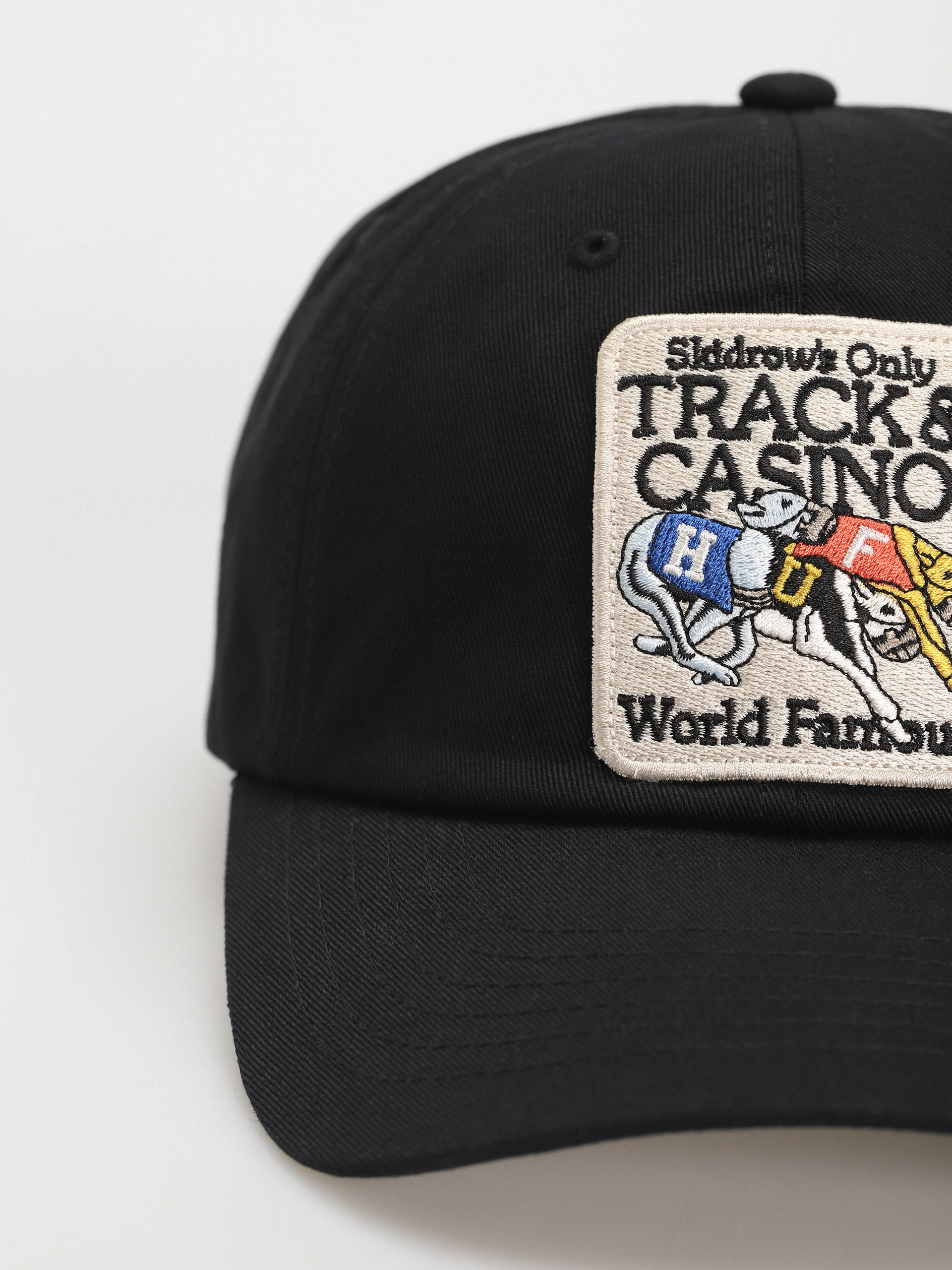 HUF Long Shot Cv 6 Panel Baseball sapka (black)