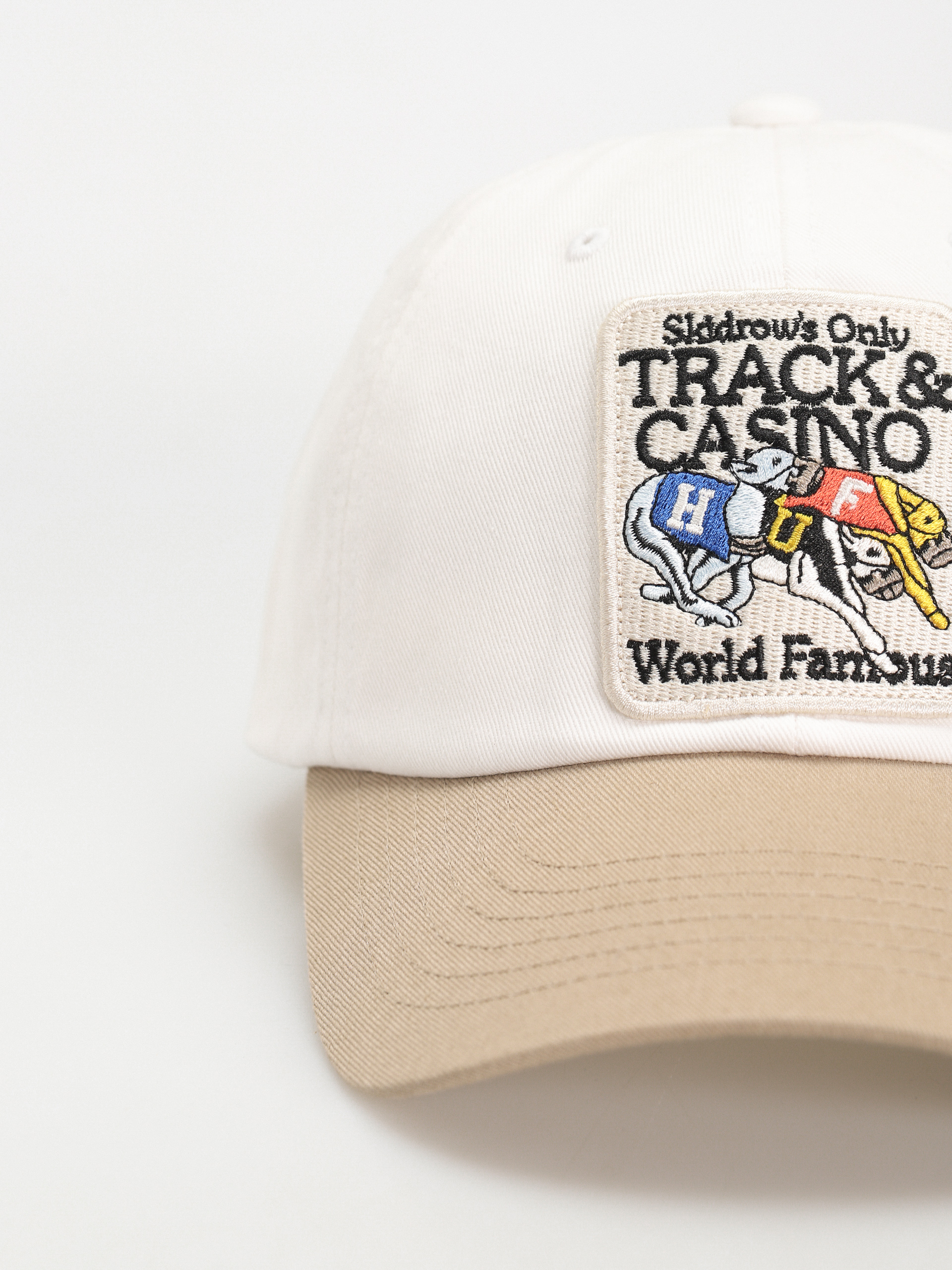 HUF Long Shot Cv 6 Panel Baseball sapka (white)