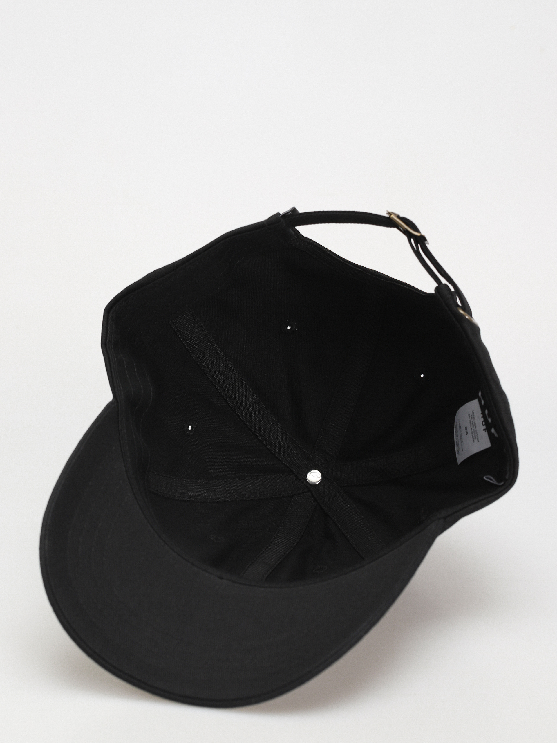 HUF Og Curved Visor 6 Panel Baseball sapka (black)