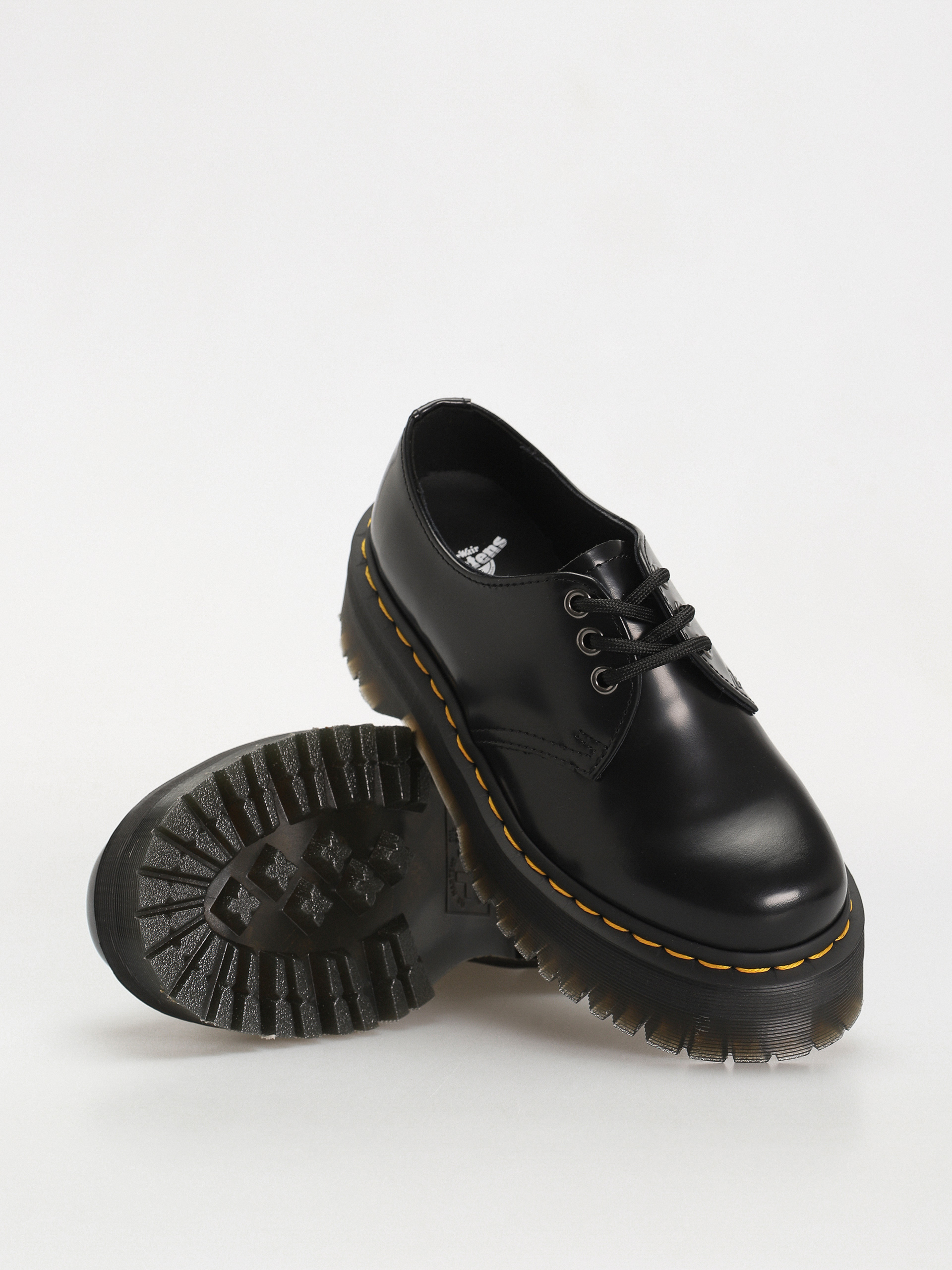 Dr. Martens 1461 Quad Cipők Wmn (polished smooth black)