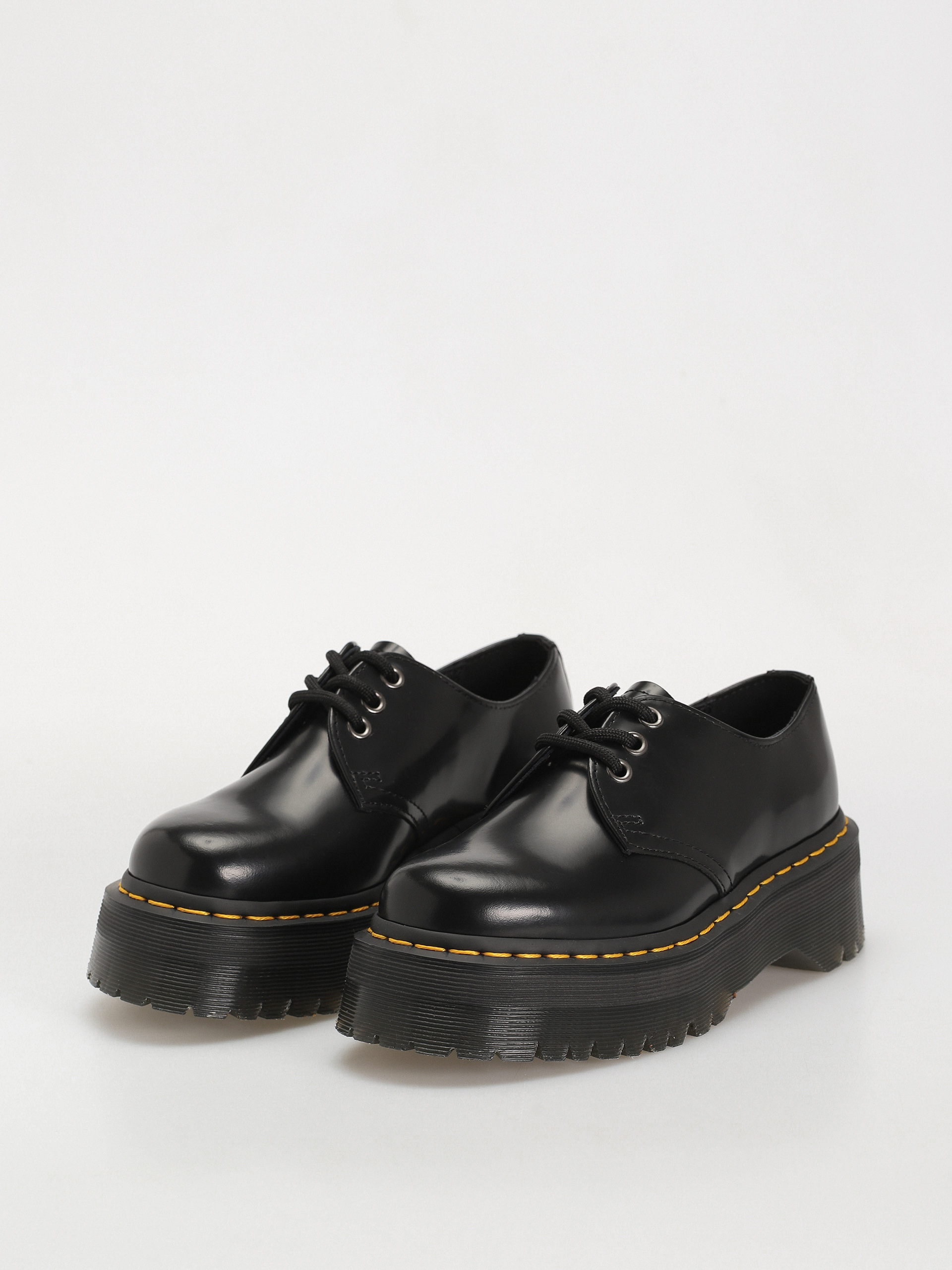 Dr. Martens 1461 Quad Cipők Wmn (polished smooth black)