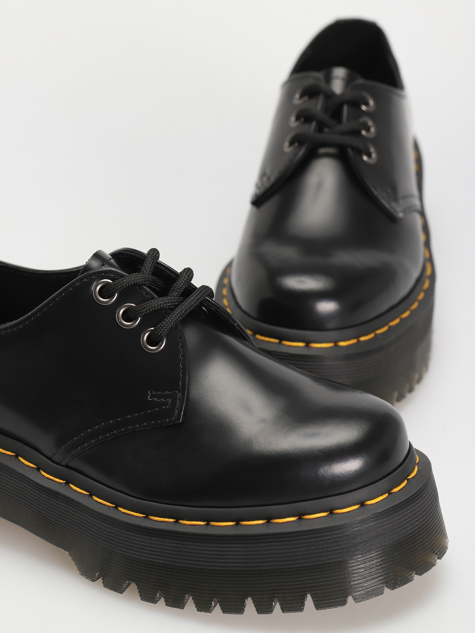 Dr. Martens 1461 Quad Cipők Wmn (polished smooth black)