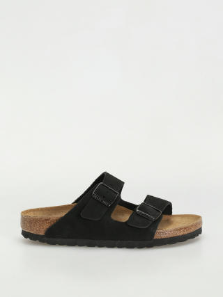 Flip-flop papucsok Birkenstock Arizona Suede Leather Narrow Wmn (black)