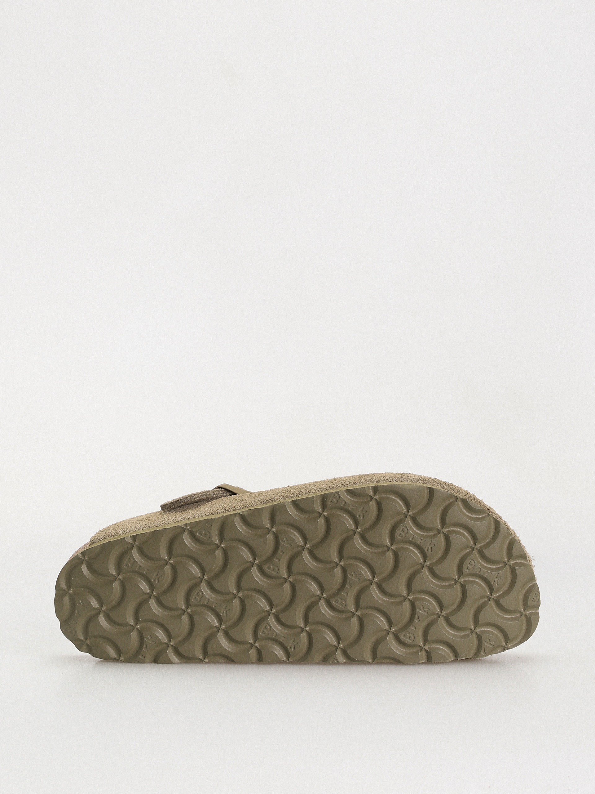 Flip-flop papucsok Birkenstock Boston Suede Leather Narrow Wmn (faded khaki)