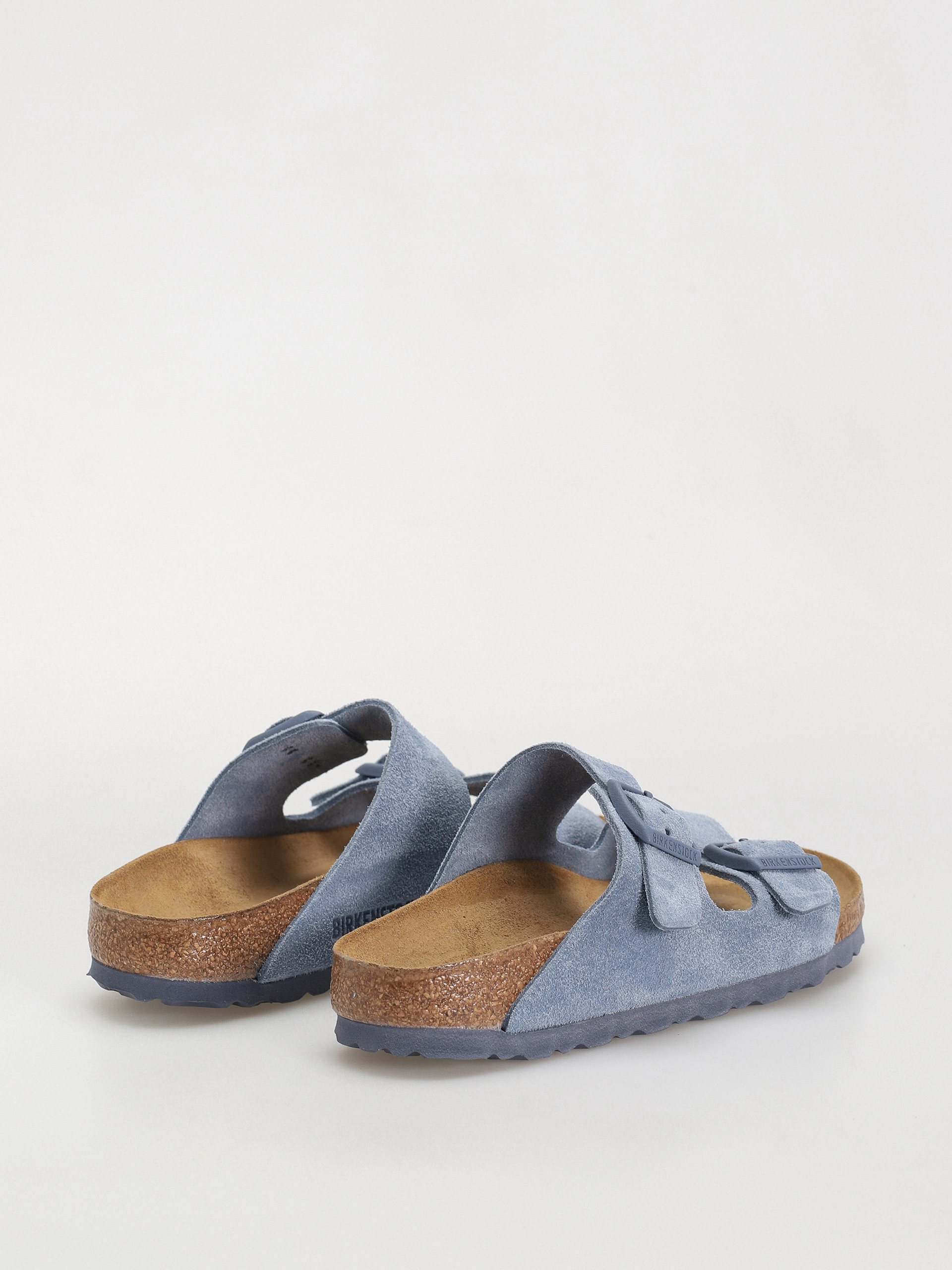 Flip-flop papucsok Birkenstock Arizona Suede Leather Narrow Wmn (elemental blue)