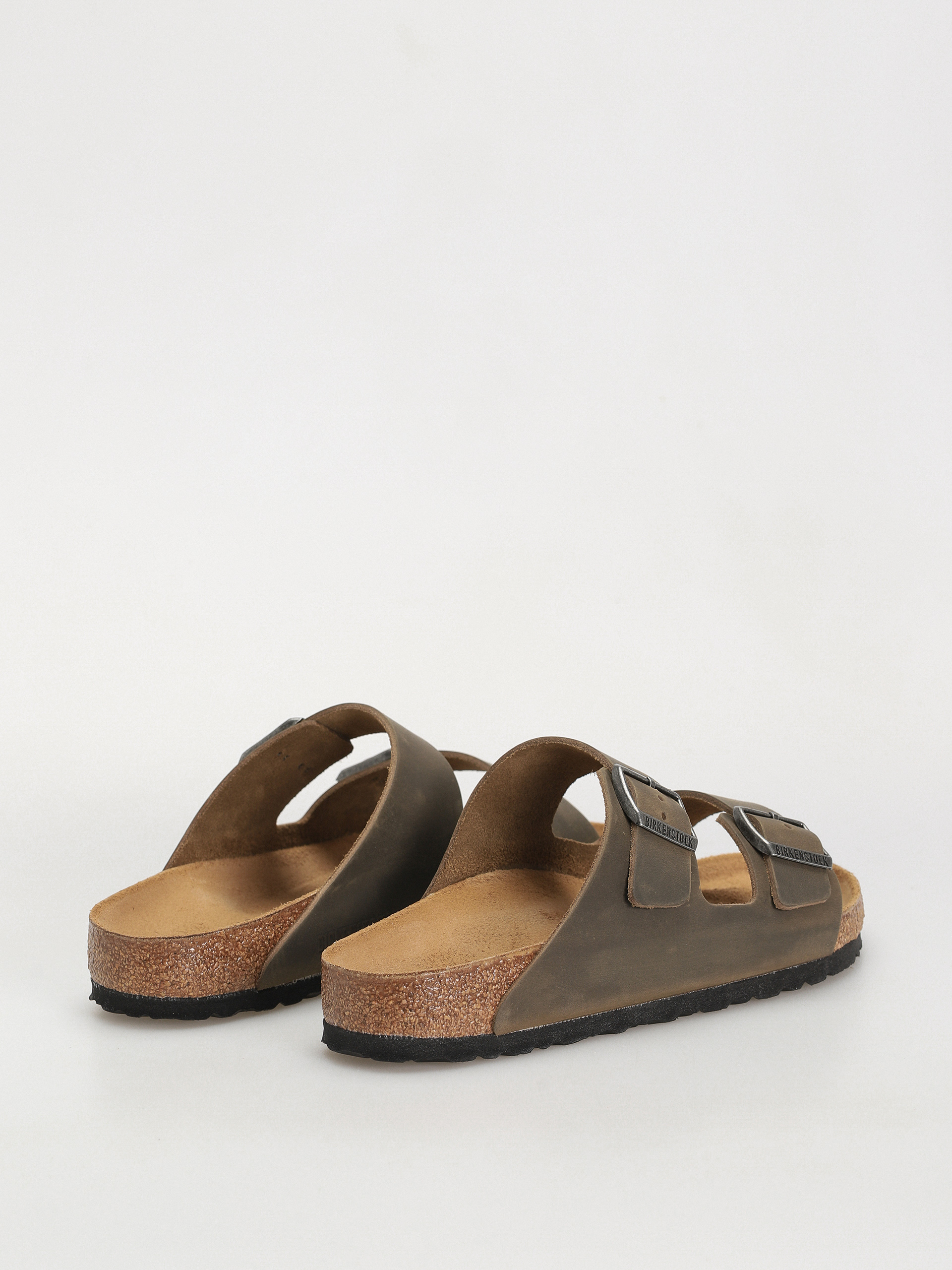 Flip-flop papucsok Birkenstock Arizona Oiled Leather Regular (faded khaki)