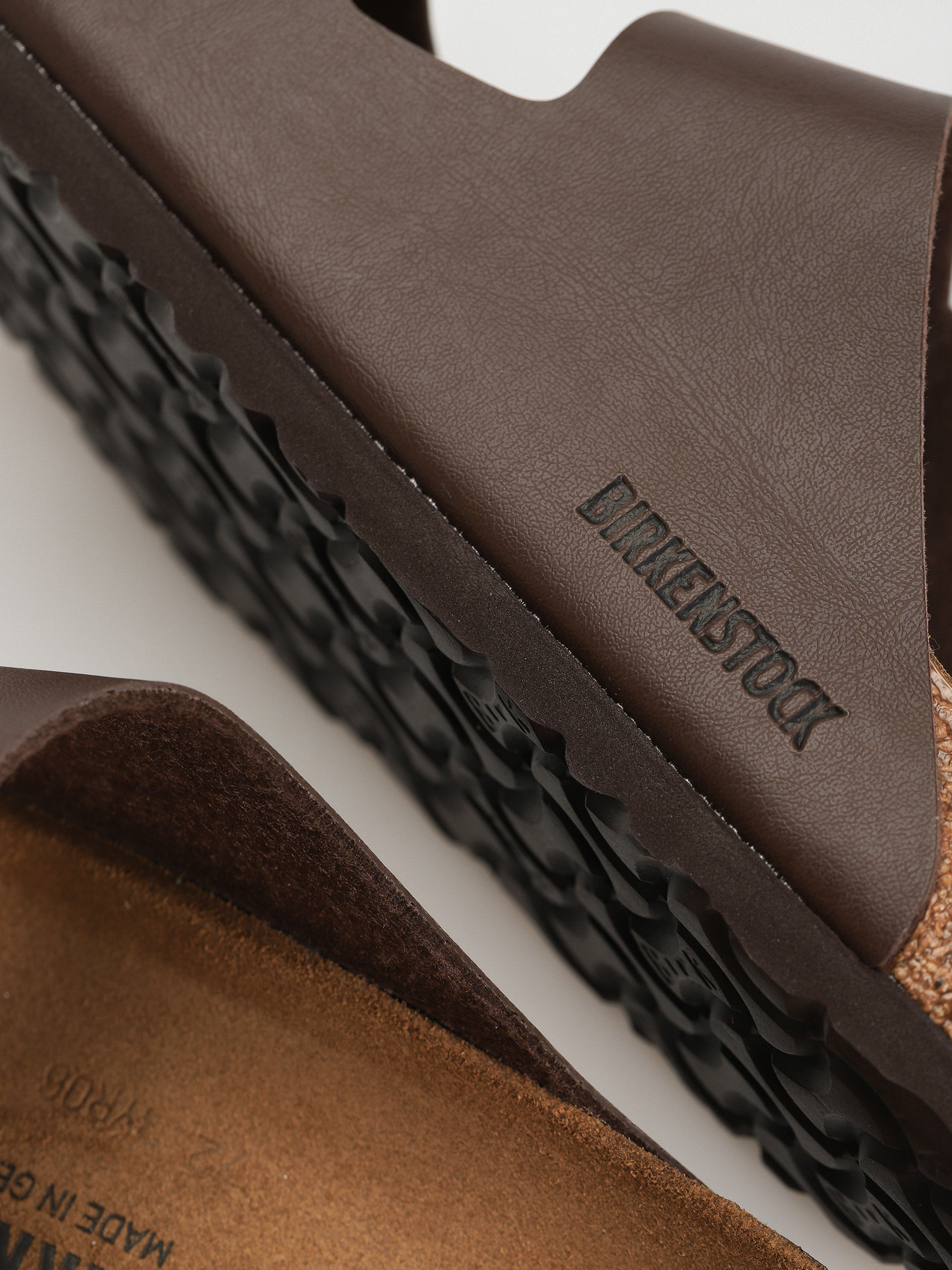 Flip-flop papucsok Birkenstock Arizona Birko Flor Regular (dark brown)