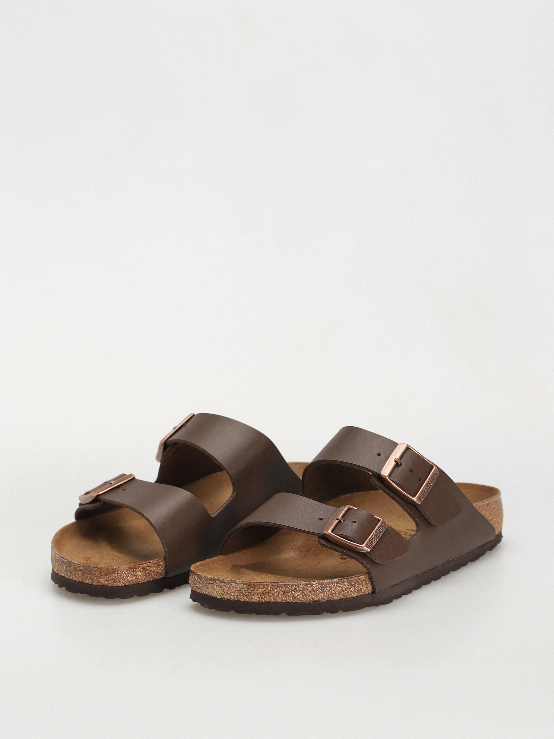 Flip-flop papucsok Birkenstock Arizona Birko Flor Regular (dark brown)